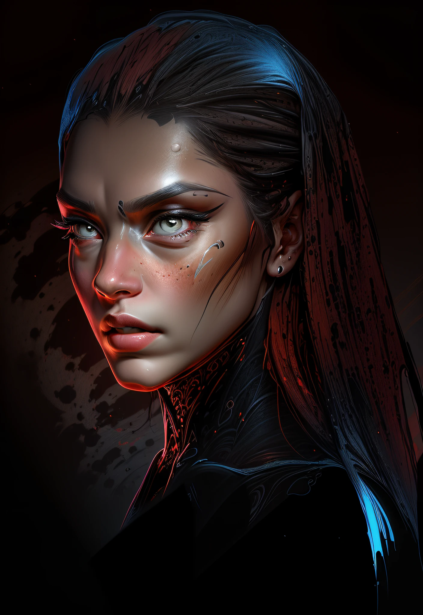 woman face