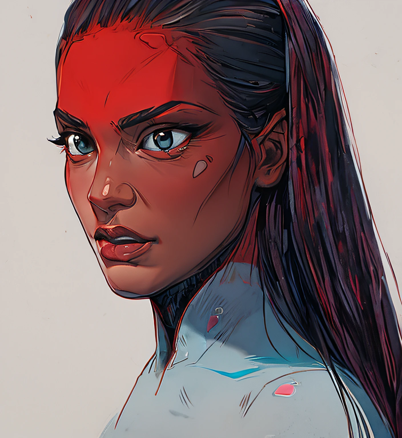 Harlequin face