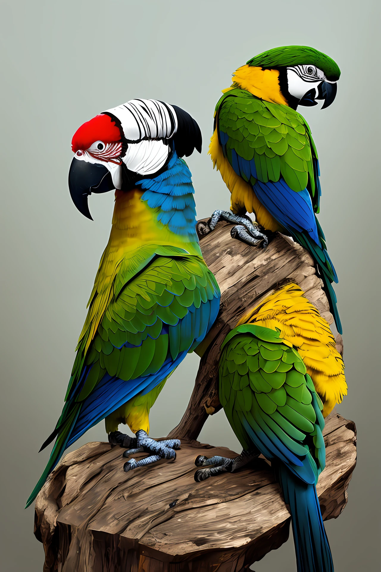 Humanoid parrot