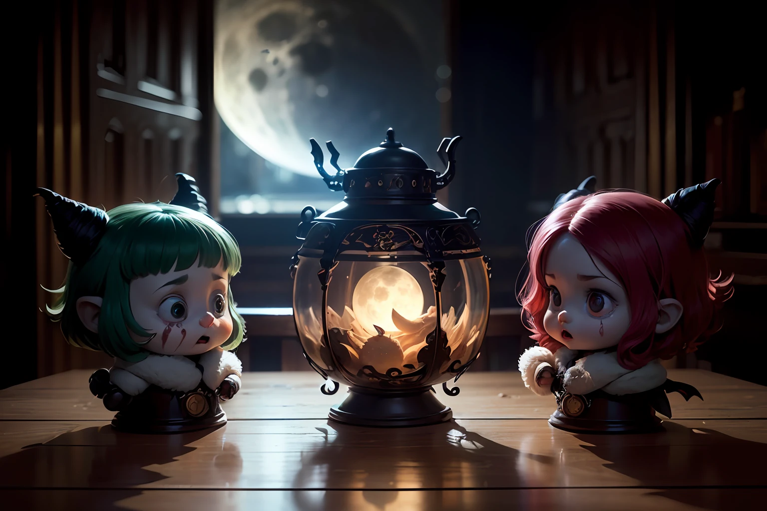 A festive gathering of enchanting witches, full moon, (masterpiece), (moonscape: 1.4), horror, works by Irina French, Mandy Juergens and Charlie Bauter, highly detailed digital art, art station, amazing detail (cinematic lighting), drama, darkness, clear focus, heavy shadows, detailed face (semi-realistic: 1.2), dynamic camera angle, (dark fantasy), split bleeding (better lighting), (super complicated details)), (super detail)), better shadows, Ultra-HD