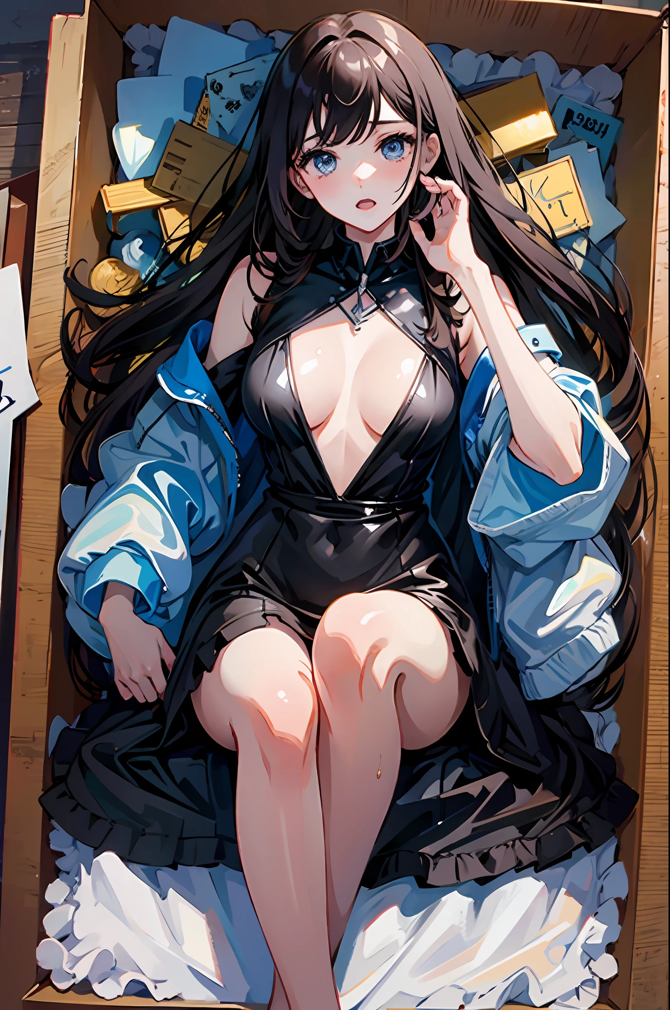 masterpiece,solo,1girl, in_box,