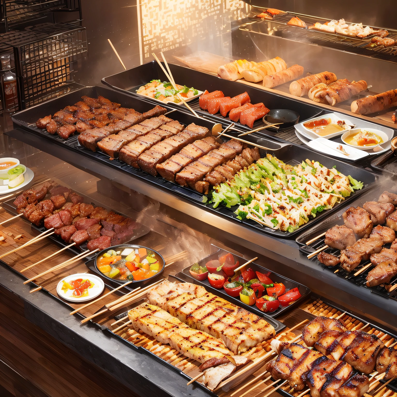 BBQ invitation, group of friends --auto
