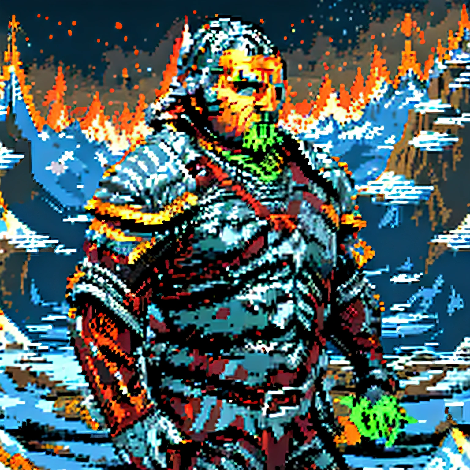 Masterpiece, best quality, high quality, very detailed character blueprints, dwarves in plate armor, holding warhammers, flashing electric light in their eyes, charging magic Background blur Snow background Mountain peaks,