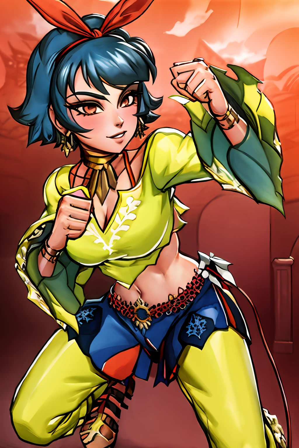 [retro anime art style], old anime, 1980s \(style\), 1990s \(style\), watercolor \(medium\), 1girl, (masterpiece, top quality, best quality, official art, beautiful and aesthetic:1.2), (1girl:1.3), (fractal art:1.3), solo,realistic full body portrait of josierz, illustration by Greg rutkowski, yoji shinkawa, (Cinmatic:0.4), looking at viewer, fighting stance, [retro anime art style], old anime, 1980s \(style\), 1990s \(style\), watercolor \(medium\), &lt;lora:carrot_mix:0.8&gt;, &lt;lora:Affix_Parapara_V1:0.7&gt;, clenched fists, op quality, best quality, official art, ultra detailed texture, ultra detailed hands,