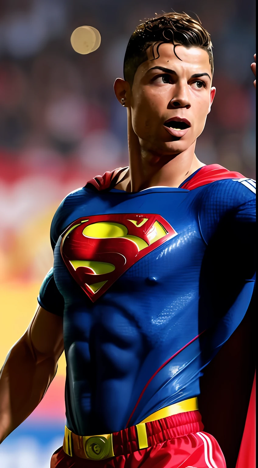 christiano ronaldo becomes superman