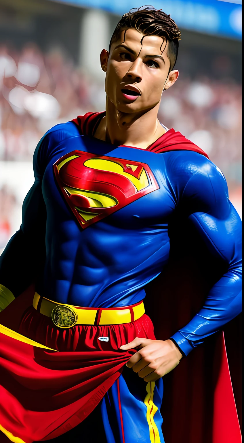 christiano ronaldo becomes superman