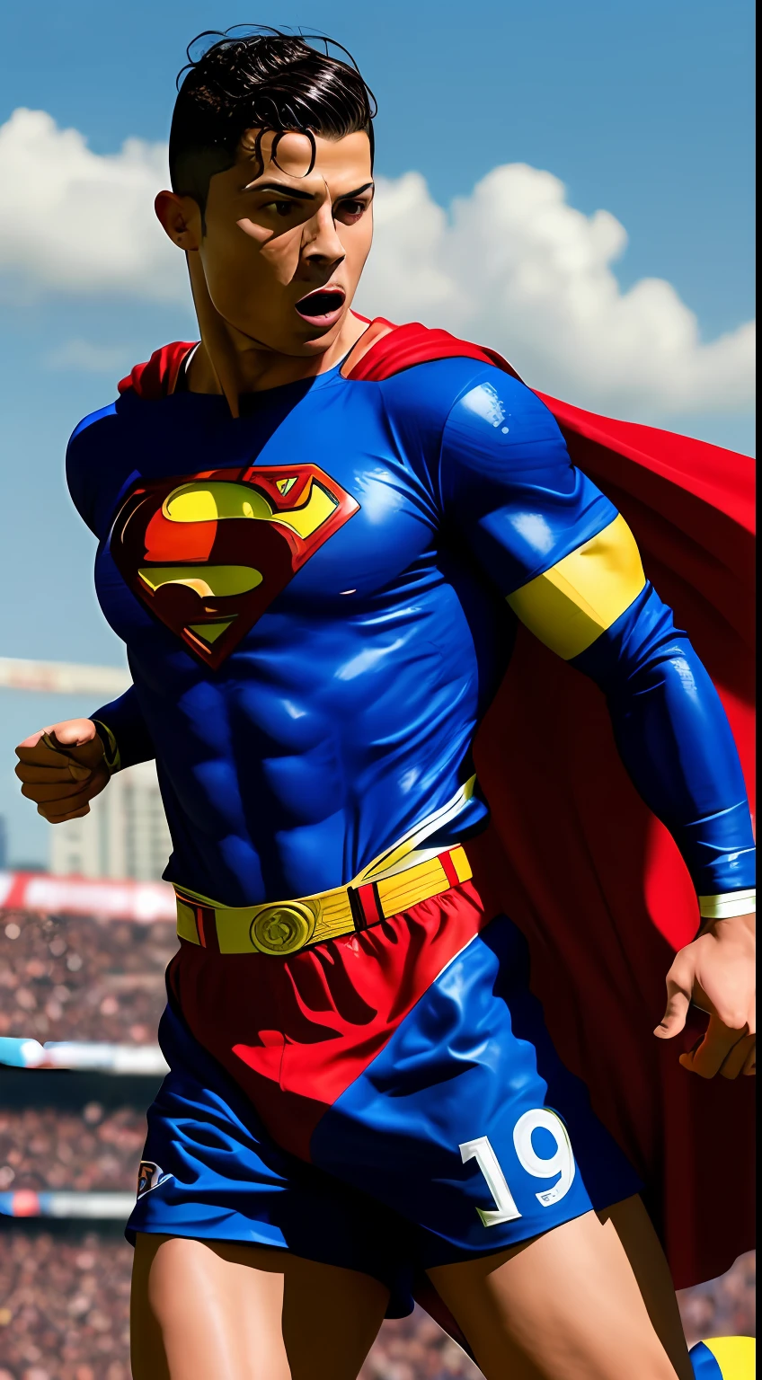 christiano ronaldo becomes superman