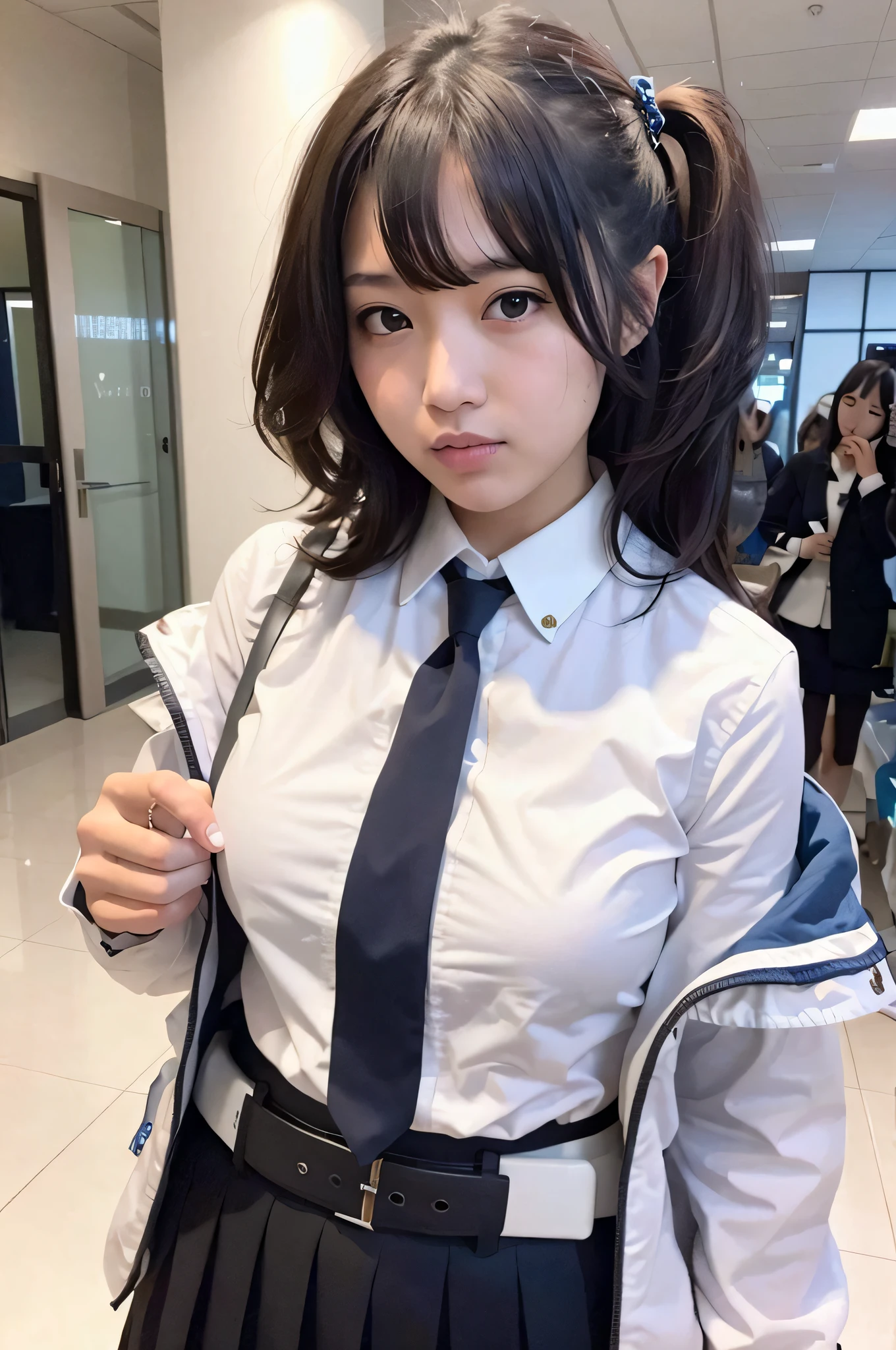 There are girls in school sailor suits, Sakimi-chan, Seifuku, Japan uniforms, JK uniforms, surreal schoolgirls, Japan girl uniforms, Chiho, girls in uniforms, Shikamimi, Yoshitomo Nara, wearing Japan uniforms, cute schoolgirls
