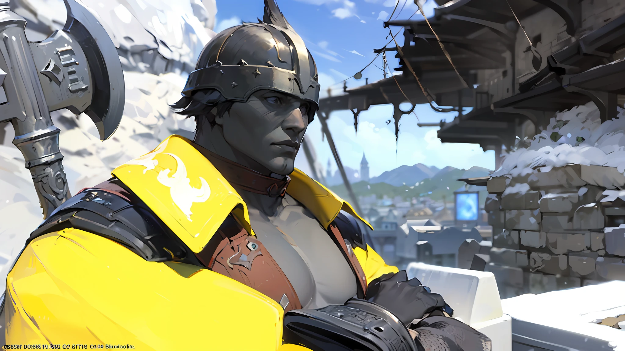 a close up of a screenshot of a character in a video game, final fantasy 1 4 screenshot, final fantasy 14 sharp, final fantasy 14 style, tranding on pxiv, final fantasy 1 4, ffxiv heavensward, ffxiv, final fantasy xiv, an epic majestical degen trader, a massive celestial giant god, trending on pxiv