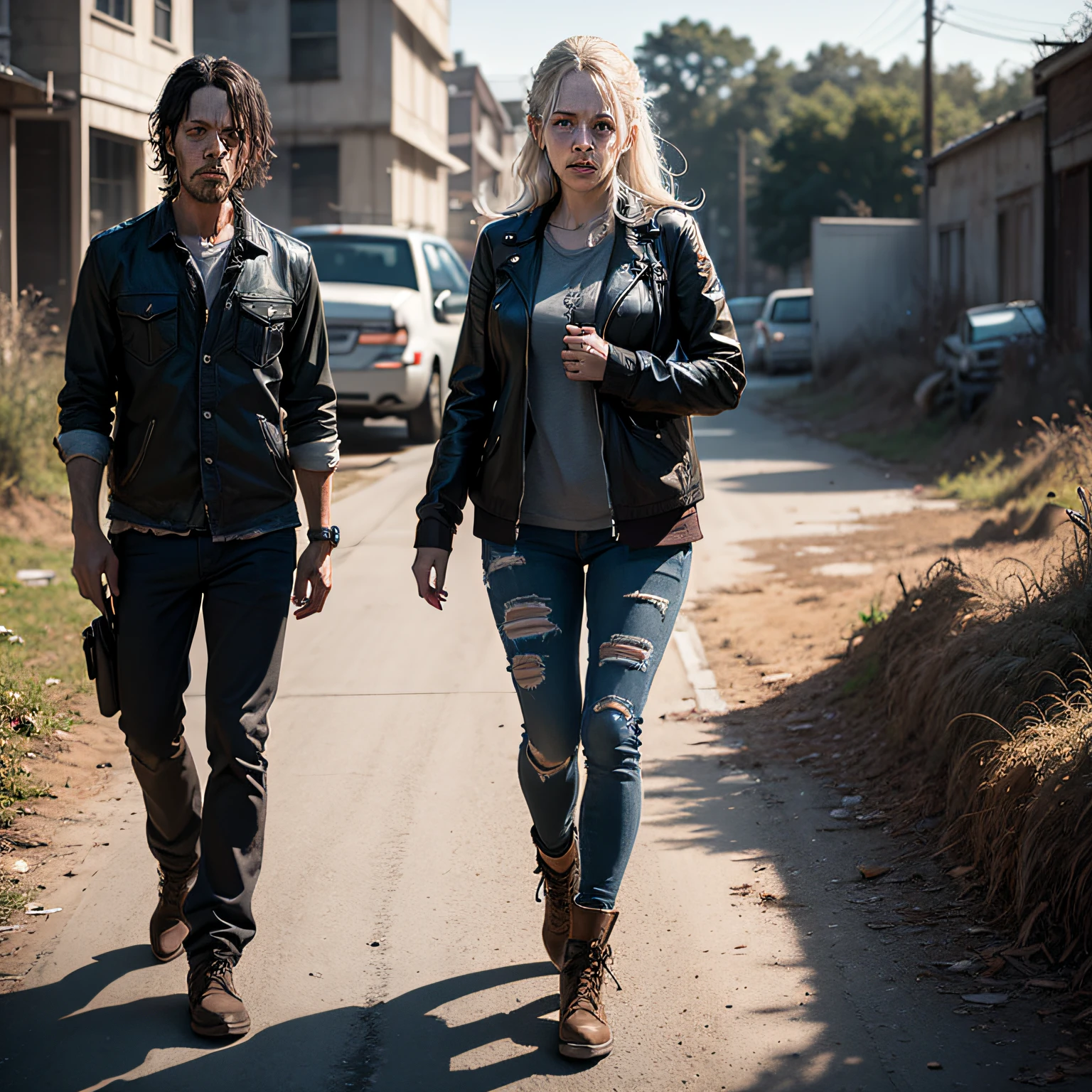 A mother who lost her child, her life was like the walking dead --auto