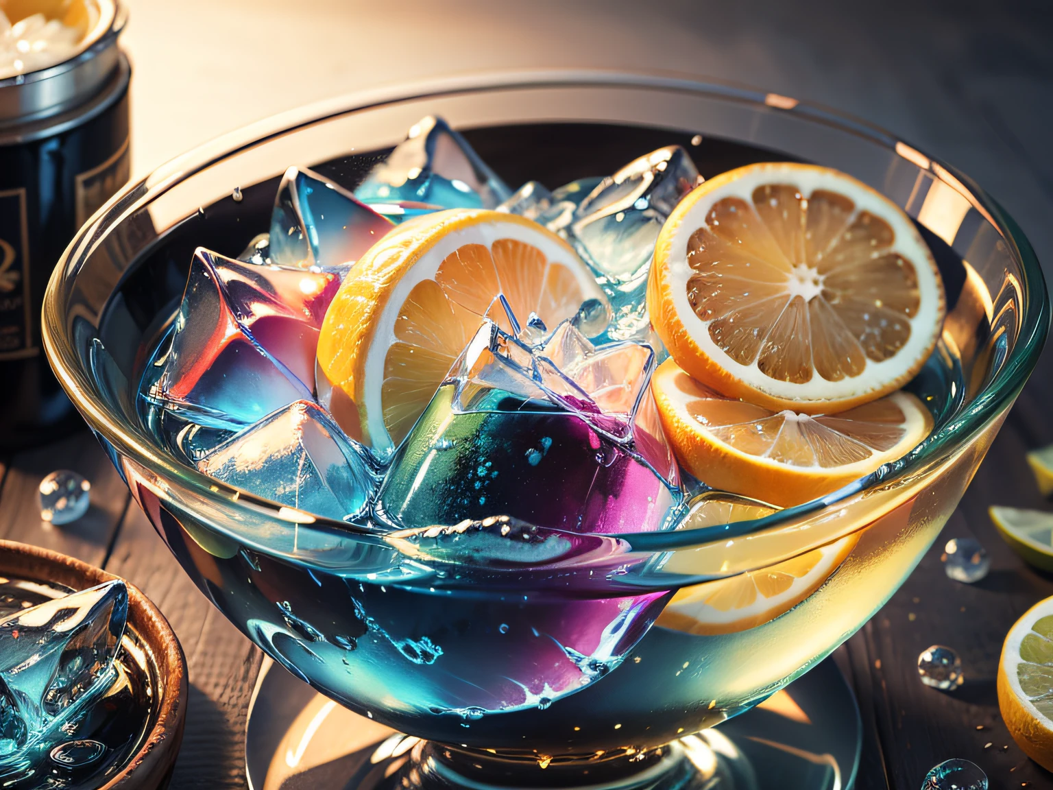 painting of a lemon and ice cubes on a blue background, 🍸🍋very much lemon, 🐿🍸🍋, detailed acrylic painting, ultra detailed painting, lime, detailed painting 4 k, digital painting highly detailed, super detailed acrylic painting, detailed acrylic, high detailed painting, hyperdetailed painting, high detailed oilpainting, highly detailed water colour 8 k, highly detailed water colour 8k