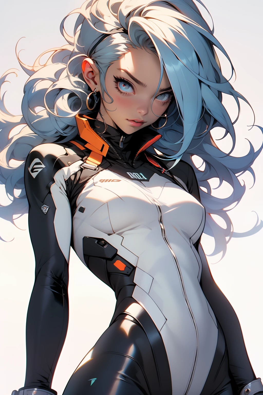 (((adult woman))), ((Best quality)), ((masterpiece)), (detailed: 1.4), (Absurd), warrior muscular adult woman of 35 years with micro thong in the style of Simon Bisley, perfect body, bare thighs, neckline, large breasts, blue 2-piece clothing, almost naked, long white hair, tattoo on the arms, cybernetic hand, pastel, centered, scale to fit the dimensions, HDR (High Dynamic Range), Ray Tracing,NVIDIA RTX,Super-Resolution,Unreal 5,Subsurface Dispersion, PBR Texture, Post-processing, Anisotropic Filtering, Depth of field, Maximum clarity and sharpness, Multilayer textures, Albedo and specular maps, Surface shading, Accurate simulation of light-material interaction, Perfect proportions, Octane Render, Two-tone lighting, Wide aperture, Low ISO, White balance, Rule of thirds, 8K RAW
