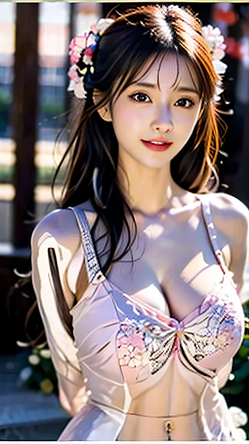 masterpiece, best quality, (realistic, photorealistic:1.37), 8k, very delicate and beautiful, amazing, fine detail, official art, absurdity, incredibly absurd, huge file size, super detailed, very detailed, beautiful detailed girl, one girl, (perfect female figure), full body, middle chest,suddenly.