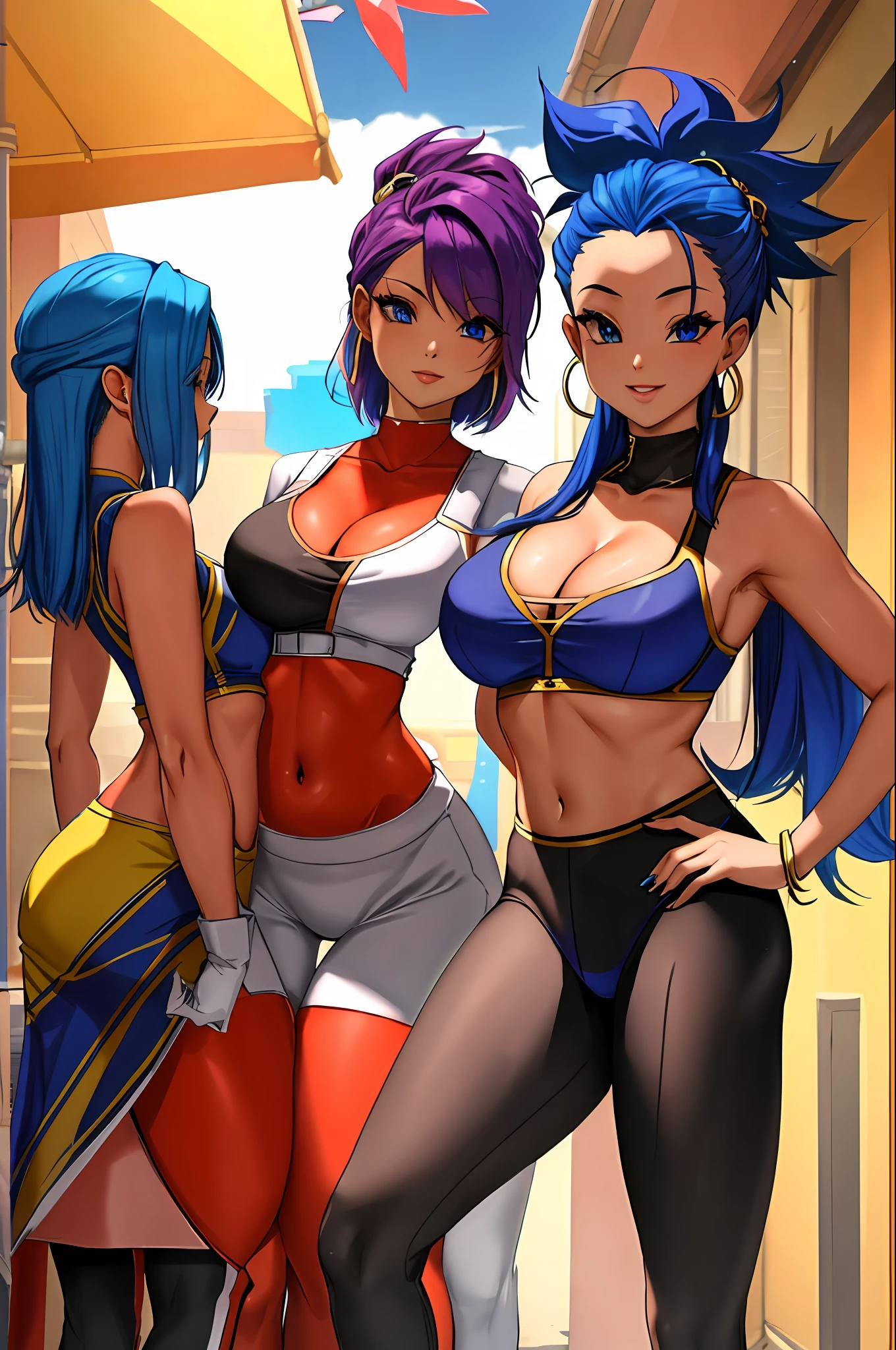 b4ttl3,midriff, cleavage