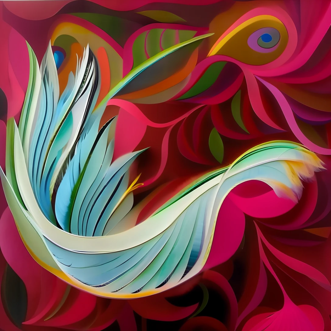 Feather, Picasso style