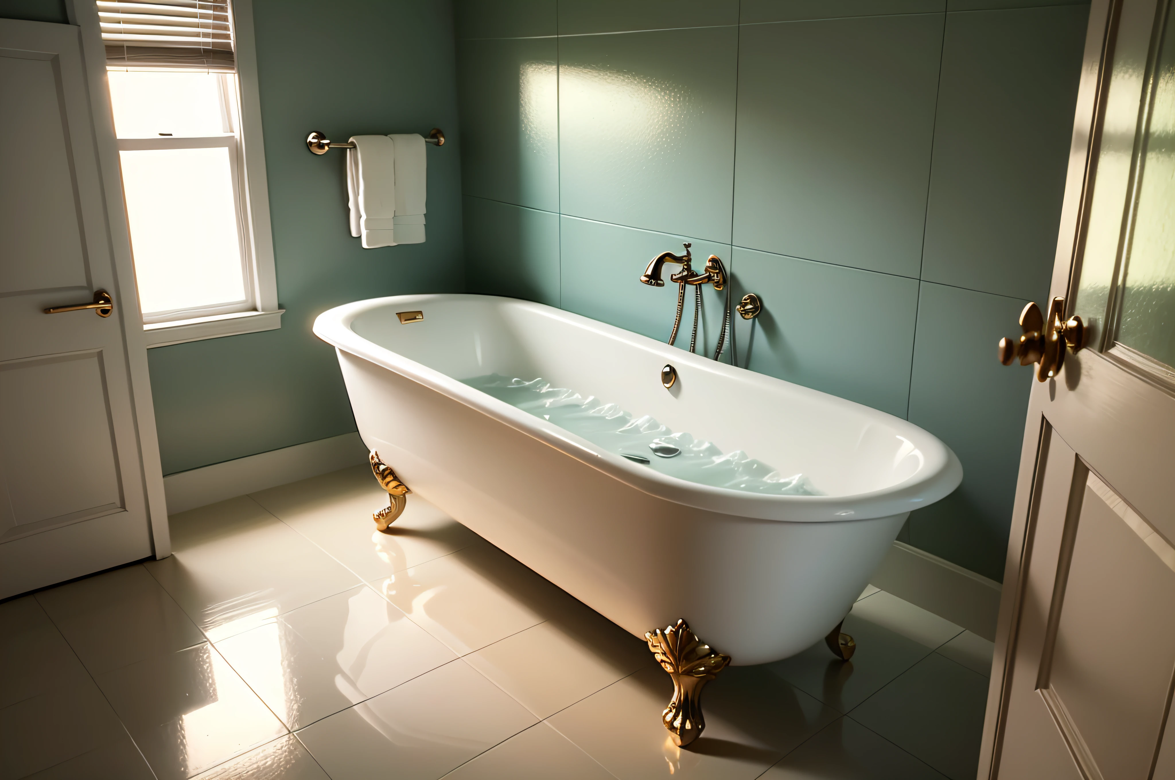 Bathroom Unattended bathtub Never let people in