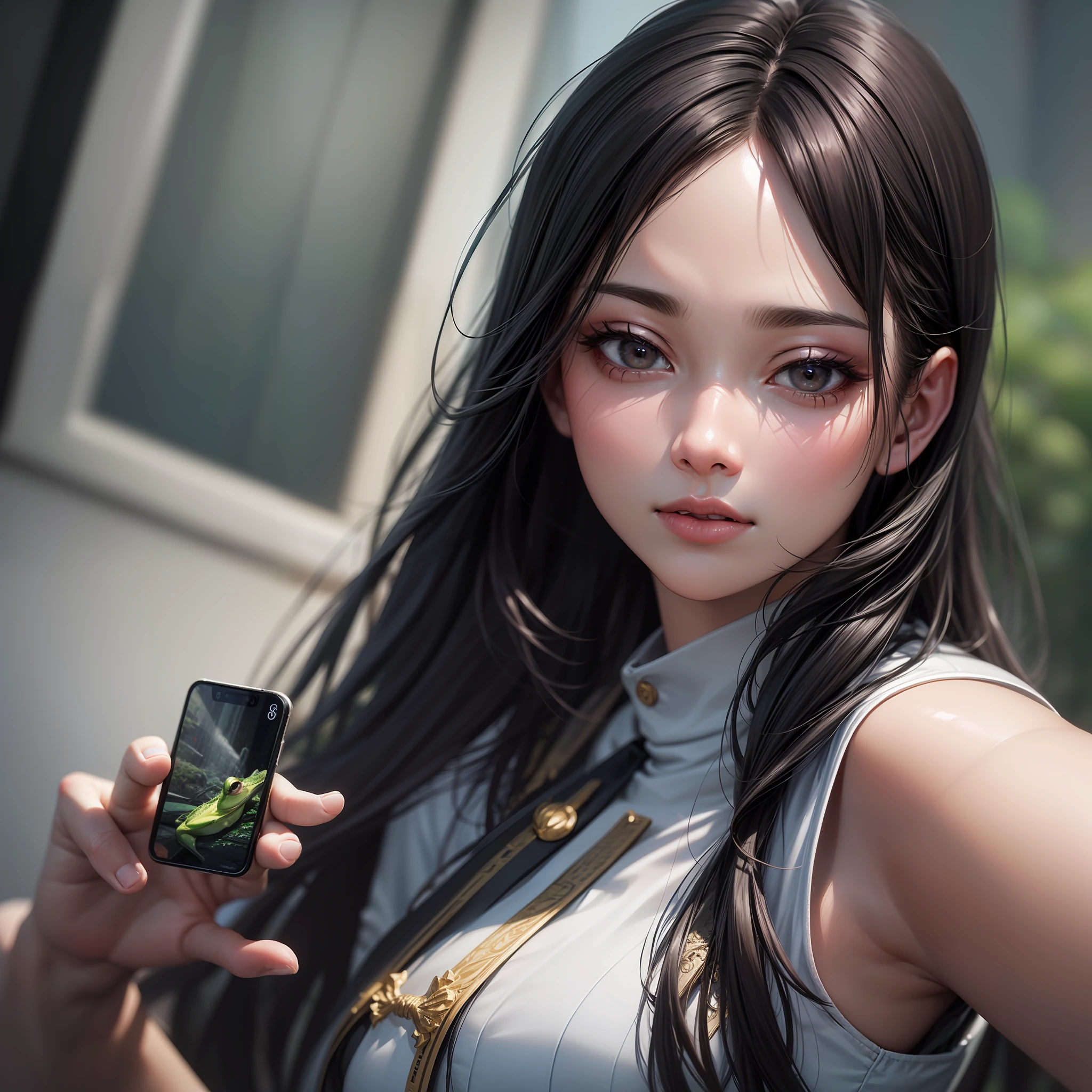 @Thanh Liên 🐸:8K, Best Quality, Masterpiece, Ultra High Resolution, (Realism: 1.4), Original Photo, (Realistic Skin Texture: 1.3), (Film Grain: 1.3), (Selfie Angle)