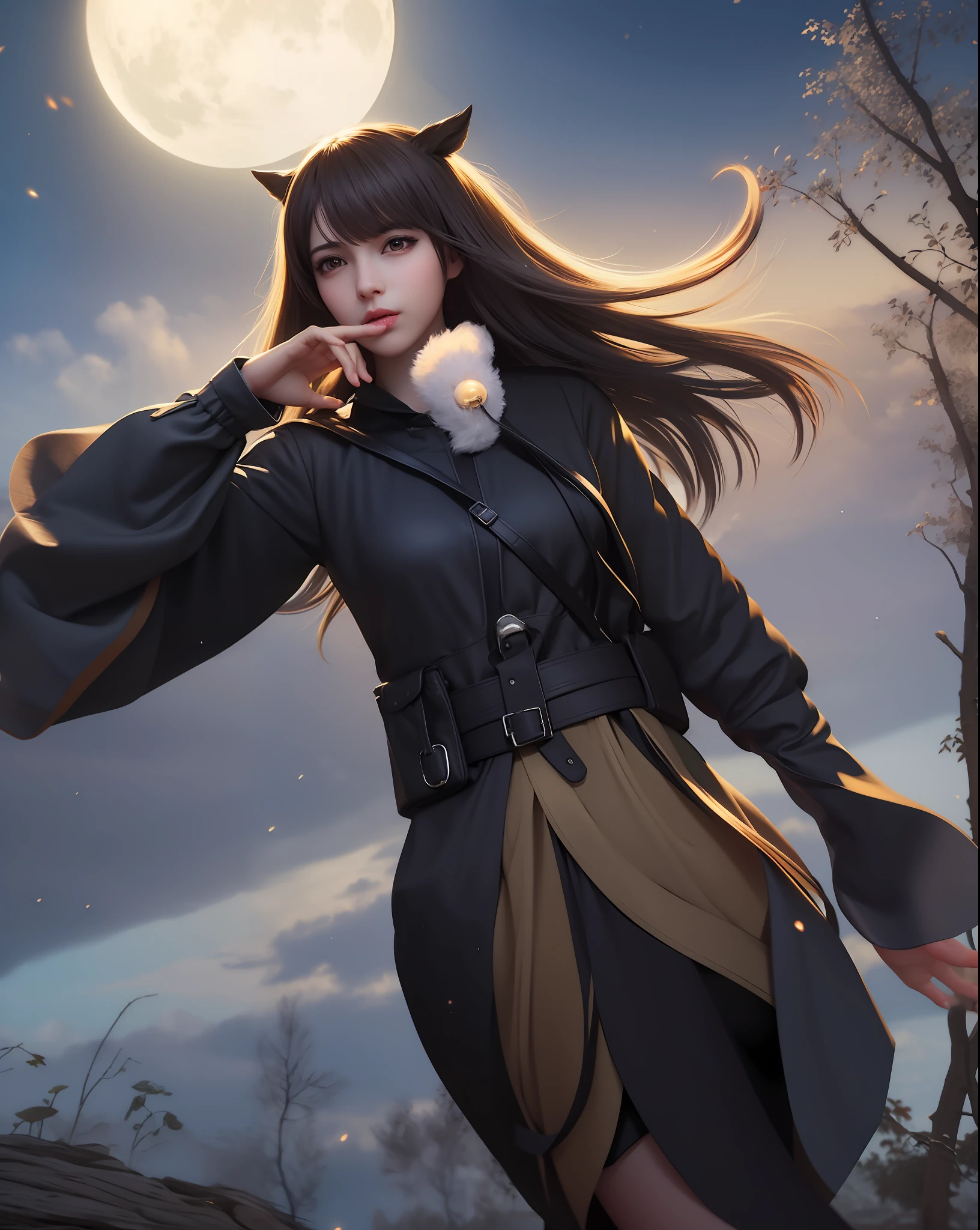 (8k, RAW photo:1.2), best quality, ultra high res,dramatic angle,(fluttered detailed color splashs), (illustration),(((1 girl))),(long hair),(rain:0.9), (头饰:1.4),少女身边有一座古宫,汉服,(重点),彩色水墨画,(泼彩),泼彩,(((colorful))),(素描:0.8) , Masterpiece, best quality, beautiful painted, highly detailed,(denoising:0.6),[splash ink],((ink refraction)), (beautiful detailed sky),moon,highly,detaild,(masterpiece, best quality, extremely detailed） CG unity 8k壁纸，杰作，最好的质量，超详细），（石蒜），