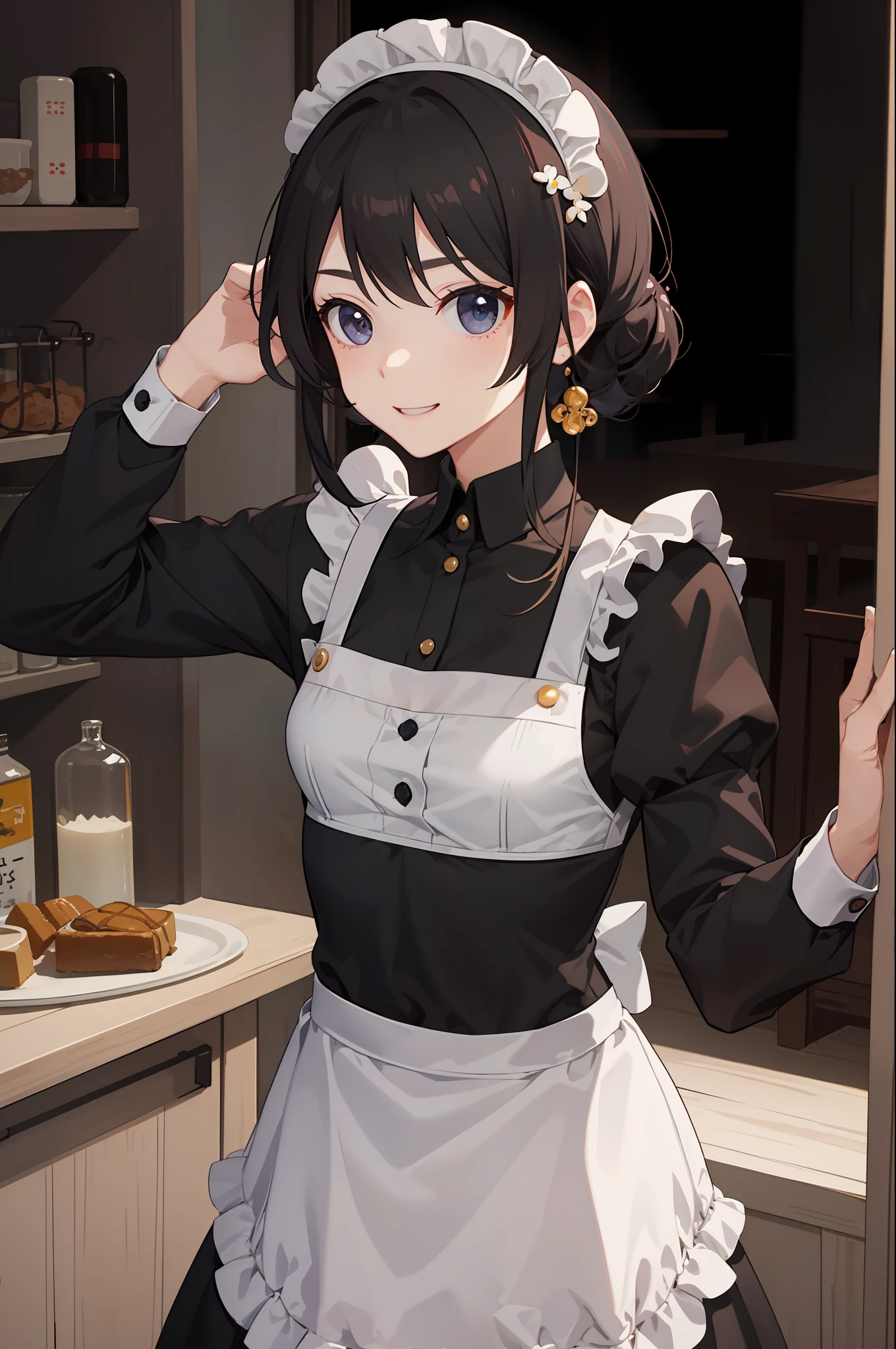1女の子、Sorrisos、Camisa、skirt by the、(small breasts)Chilarism、The dress、aprons,,,,,,、maid,,,,,,,,、Hair Ornaments、
