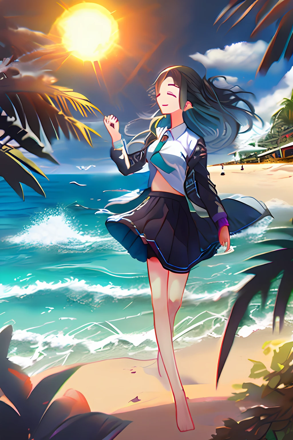 summer, sun, ocean, beach , --v6