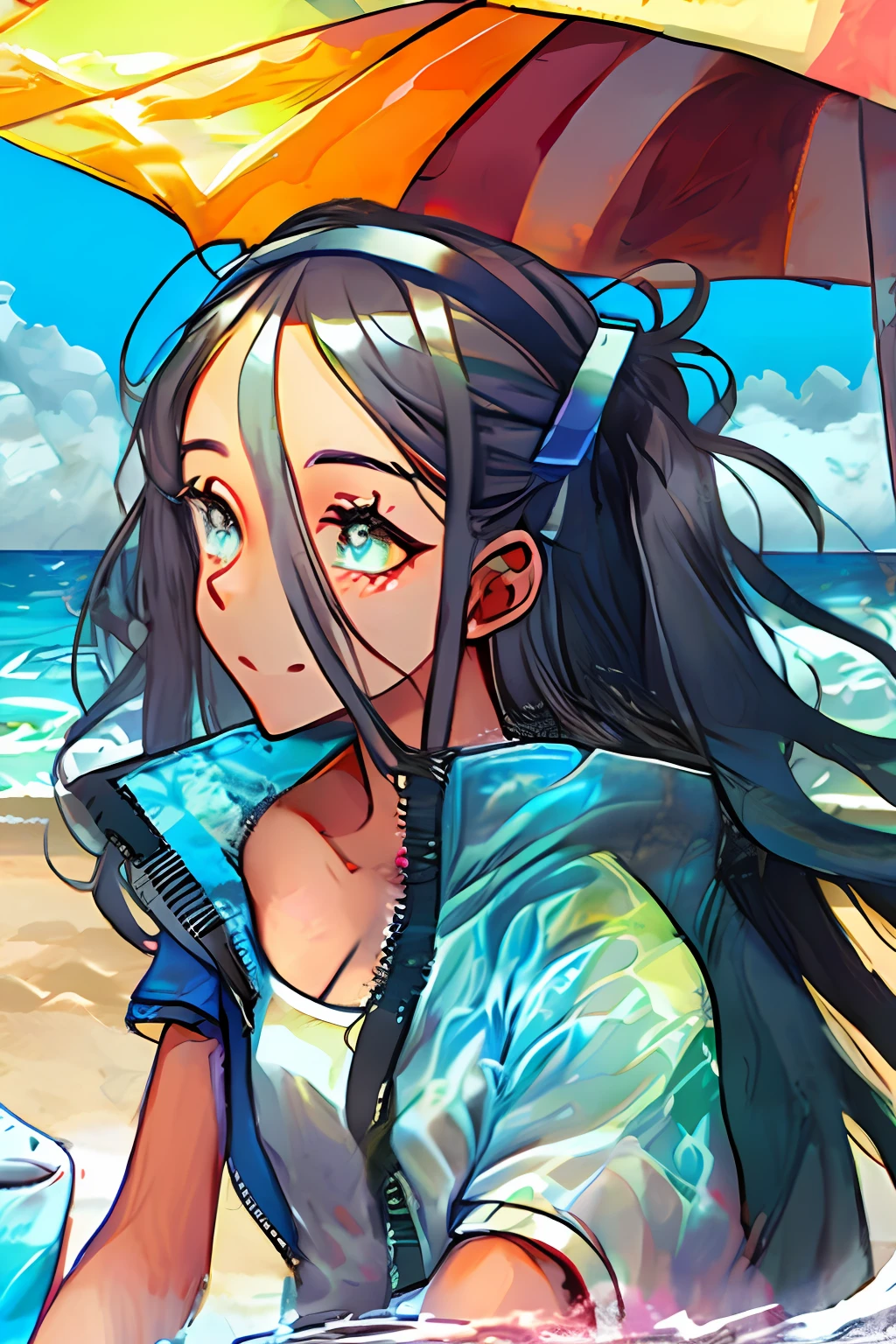summer, sun, ocean, beach , --v6