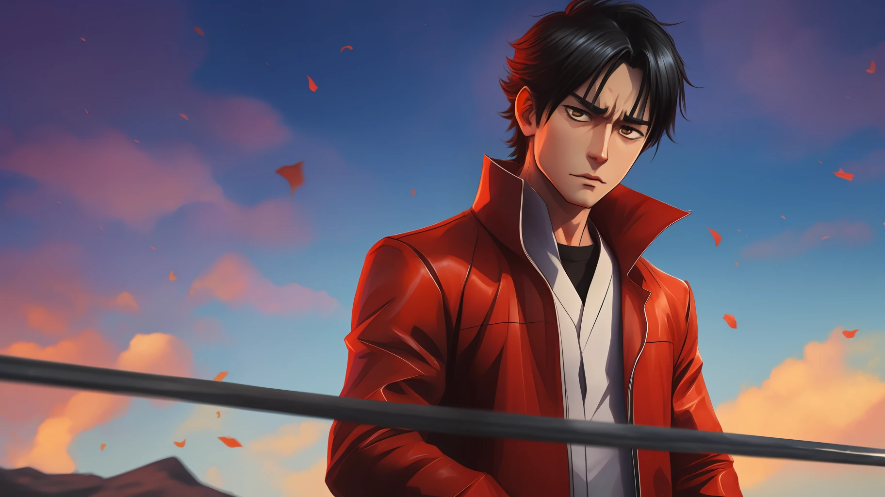 - Eren yager, from the shigenki no kiojim anime, anime-style, detailed, hd, 4k.