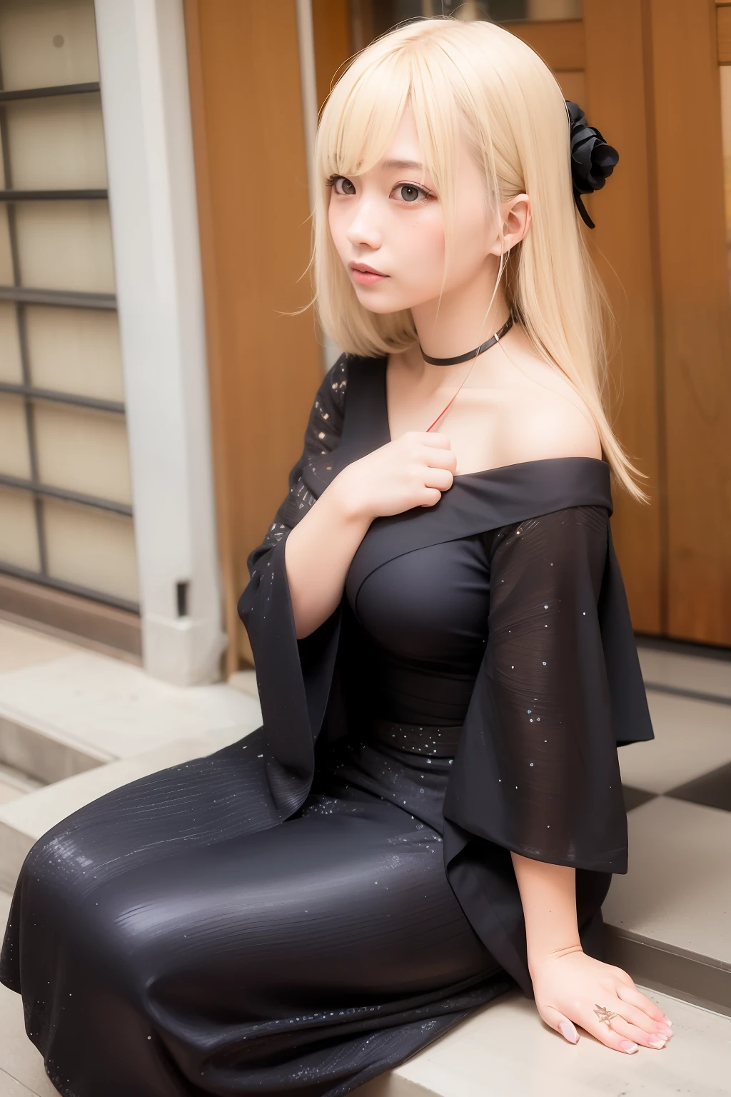 Japan blonde women