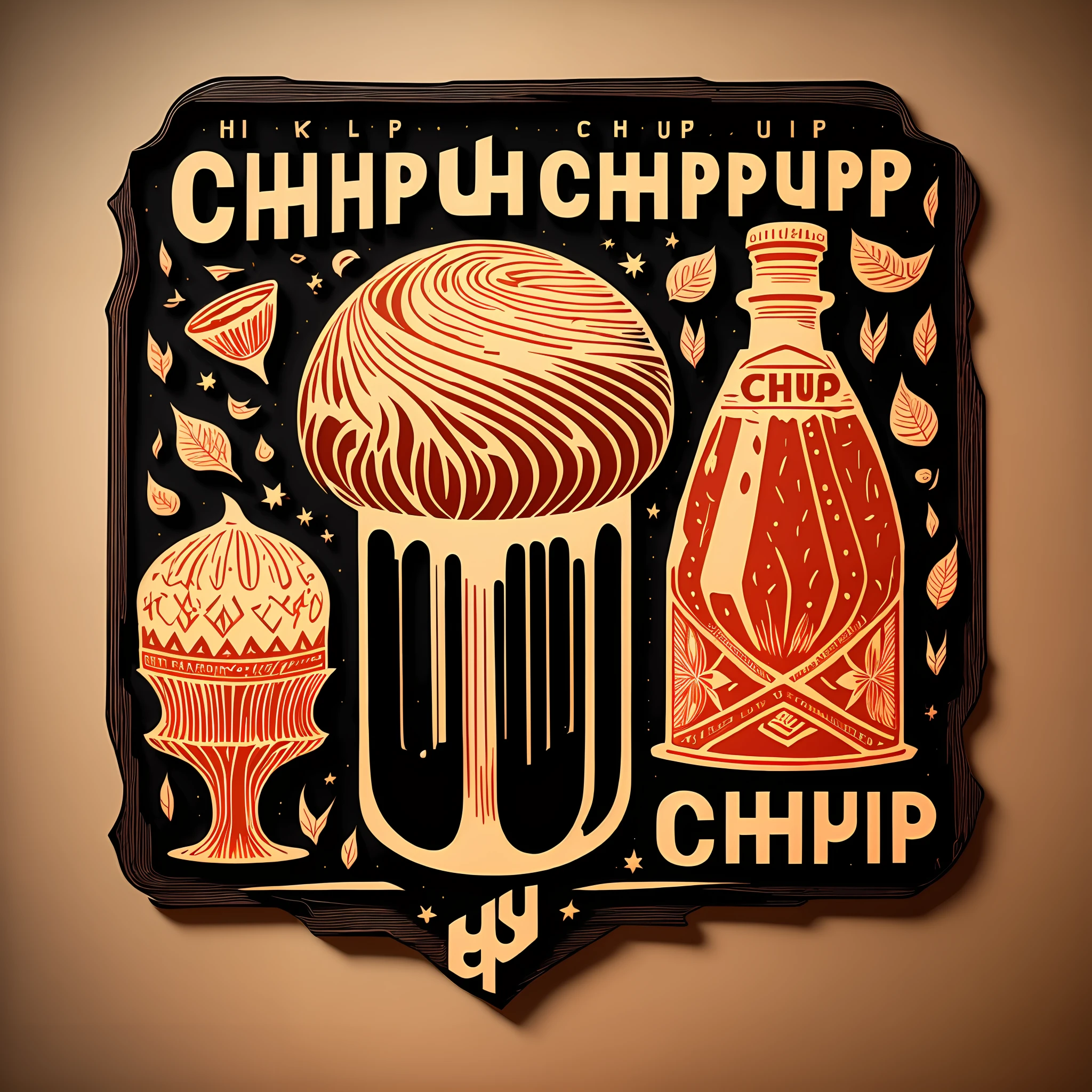 Create from scratch art for company chup chup D'lícia with modern and ultra realistic 8k fonts --auto