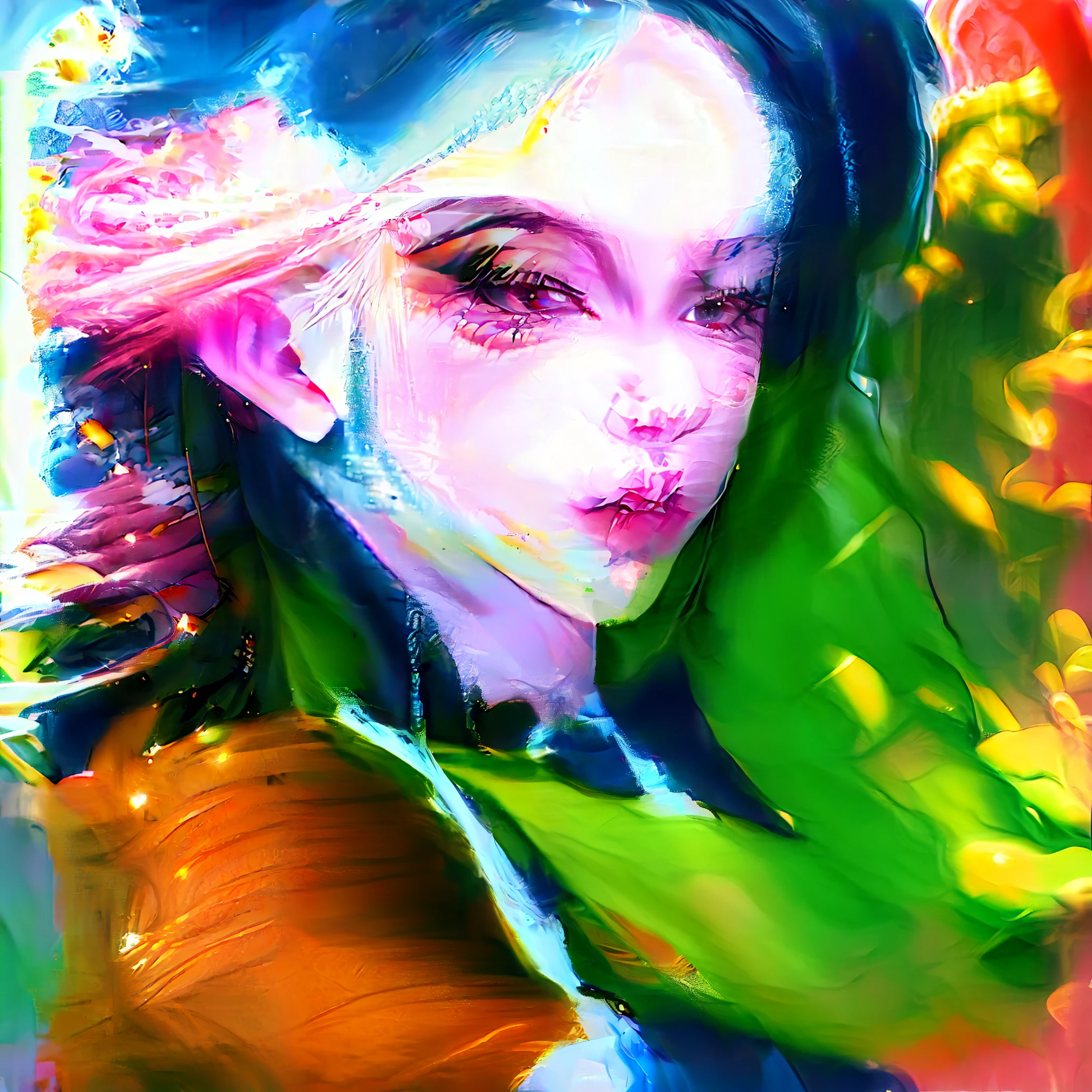 1 Girl, Beautiful eyes and face detail, Masterpiece, Best quality, Close-up,, rosy cheeks
