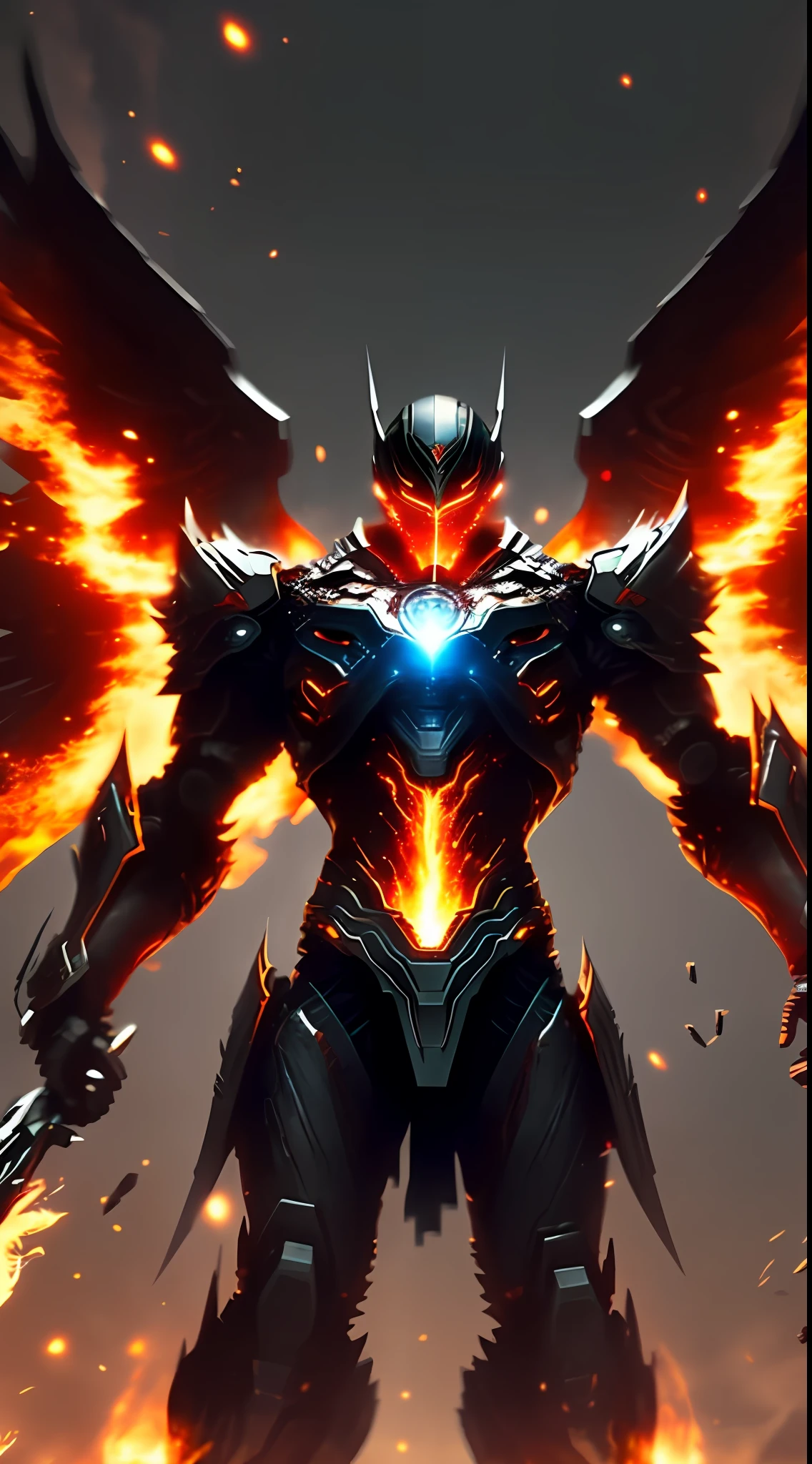 1robot fighting monsters , glowing eyes, glowing armor, red and blue mecha \(mjstyle\) ,zhongfenghua, wings ((cinematic lighting, high key, high contrast, )) (reflective , hard surface, omit details, ) smoke, fire, explosions,energy beams
dynamic angle, dynamic pose , weapon, (photorealistic:1.5) depth of field, sunny sky, strong sunlight, lens glare,
official art, unity 8k wallpaper, ultra detailed, beautiful and aesthetic, realistic, (fractal art), epic scene, highres, (masterpiece), (best quality), pov from below