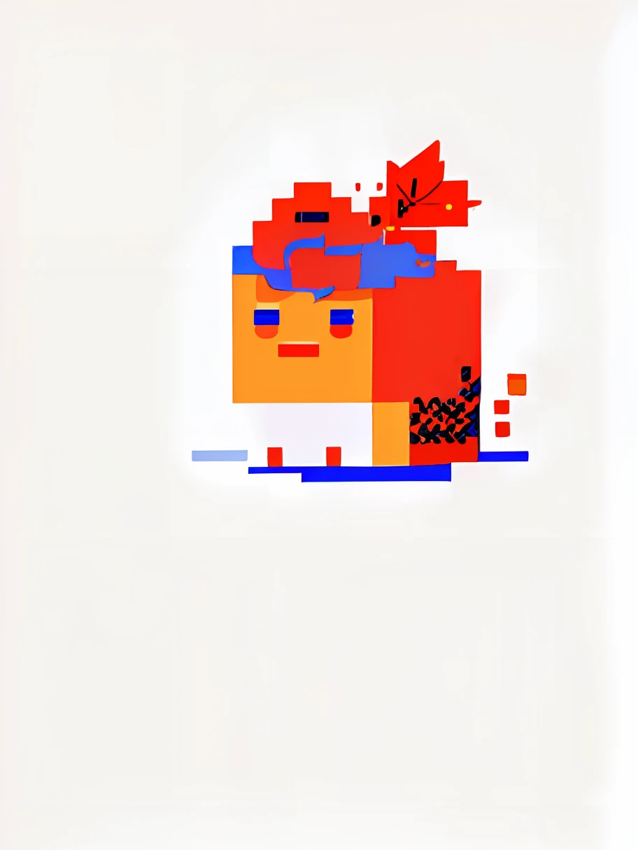 Pixel art for girl with red flowers on her head, #pixelart:3, pixel art sprite, little curve loli, april rendering, visual novel sprite, #pixelart, #像素艺术, full body sprite, cute, /r/pixel, cute character, kirokaze pixel art, little loli girl, pixel art, pink hair, blue hair, 🍁 red skirt --auto