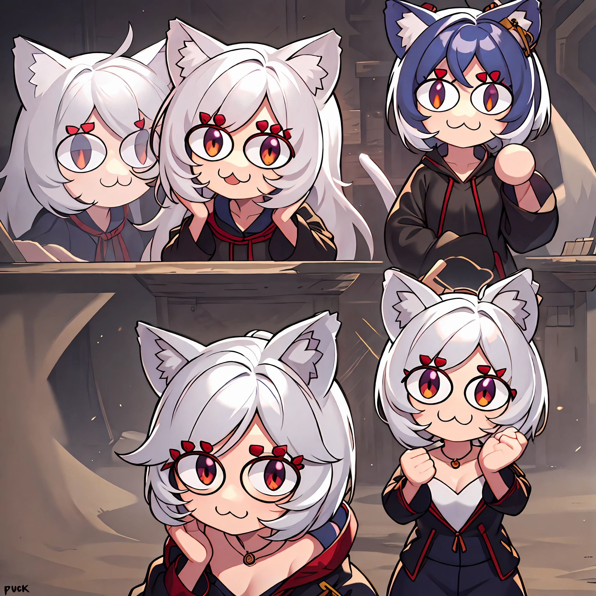 Neco-arc, meme, chibi, cat ears, necopose, purah_totk