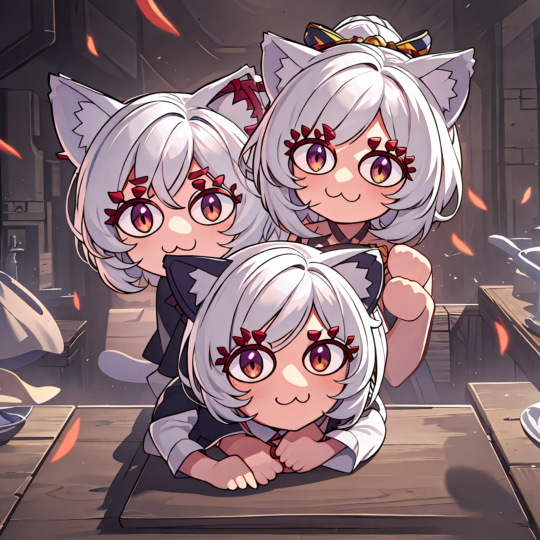 Neco-arc, meme, chibi, cat ears, necopose, purah_totk