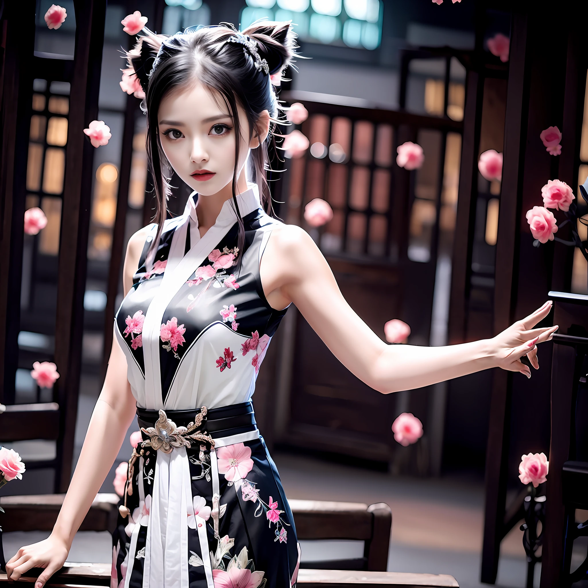 best image quality, masterpiece, ultra high definition, (fidelity:1.4), photo, Japan girl, frontal, full body, sea, bikini, long hair, well-formed features, --auto