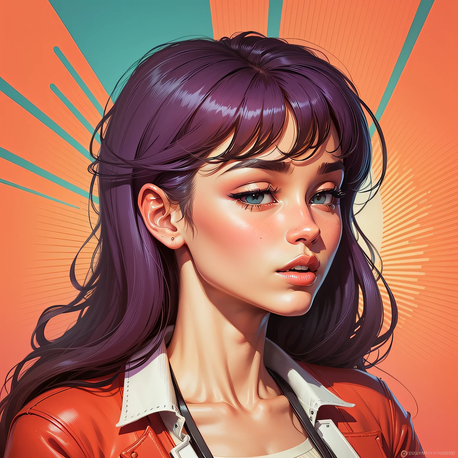 Detailed self-portrait