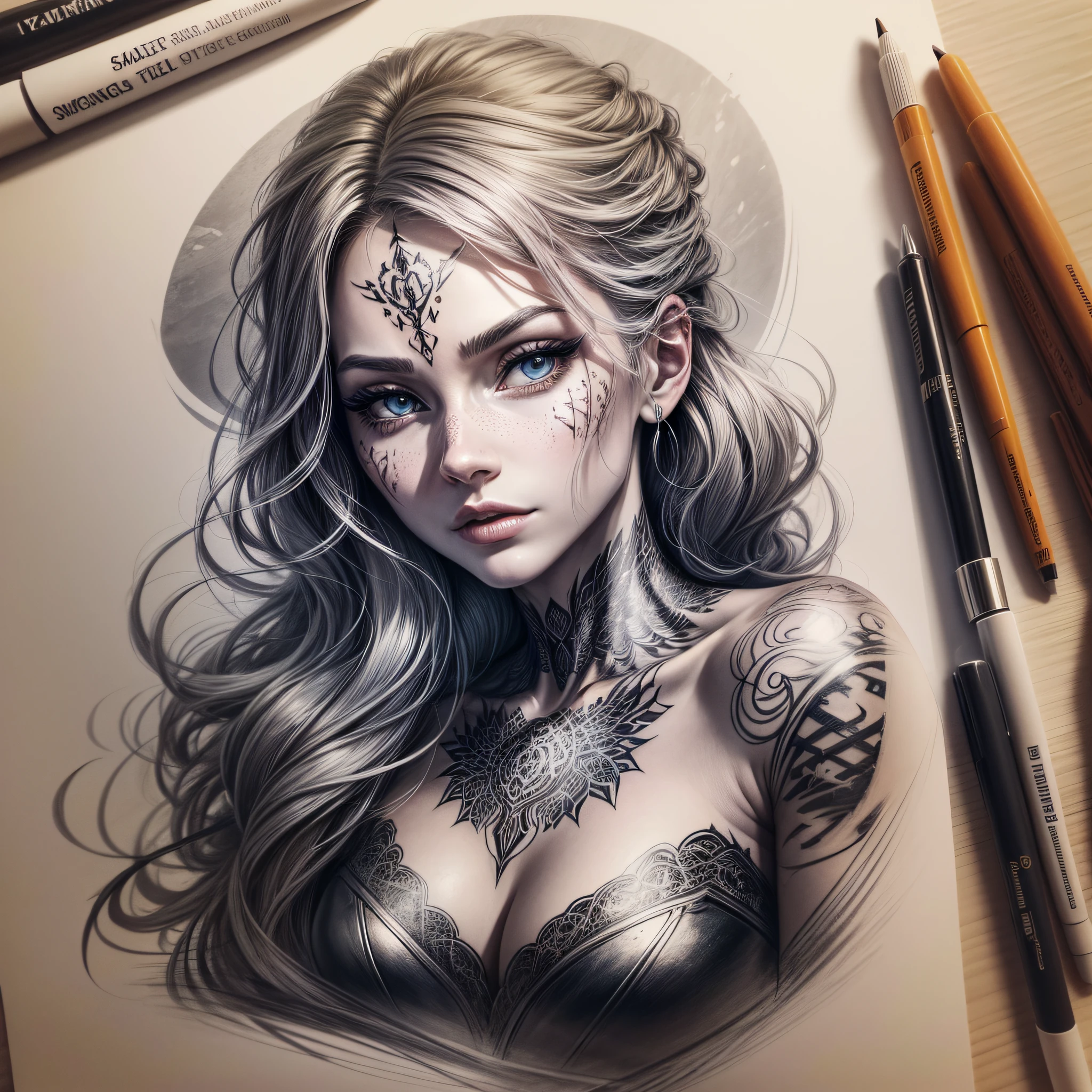 hyper realistic sketch, professional sketch, professional pencil drawing,hyper realistic photo,hyper realistic sketch, hyper realistic drawing graffiti, realistic drawing graffiti,Mariana Ximenes --auto