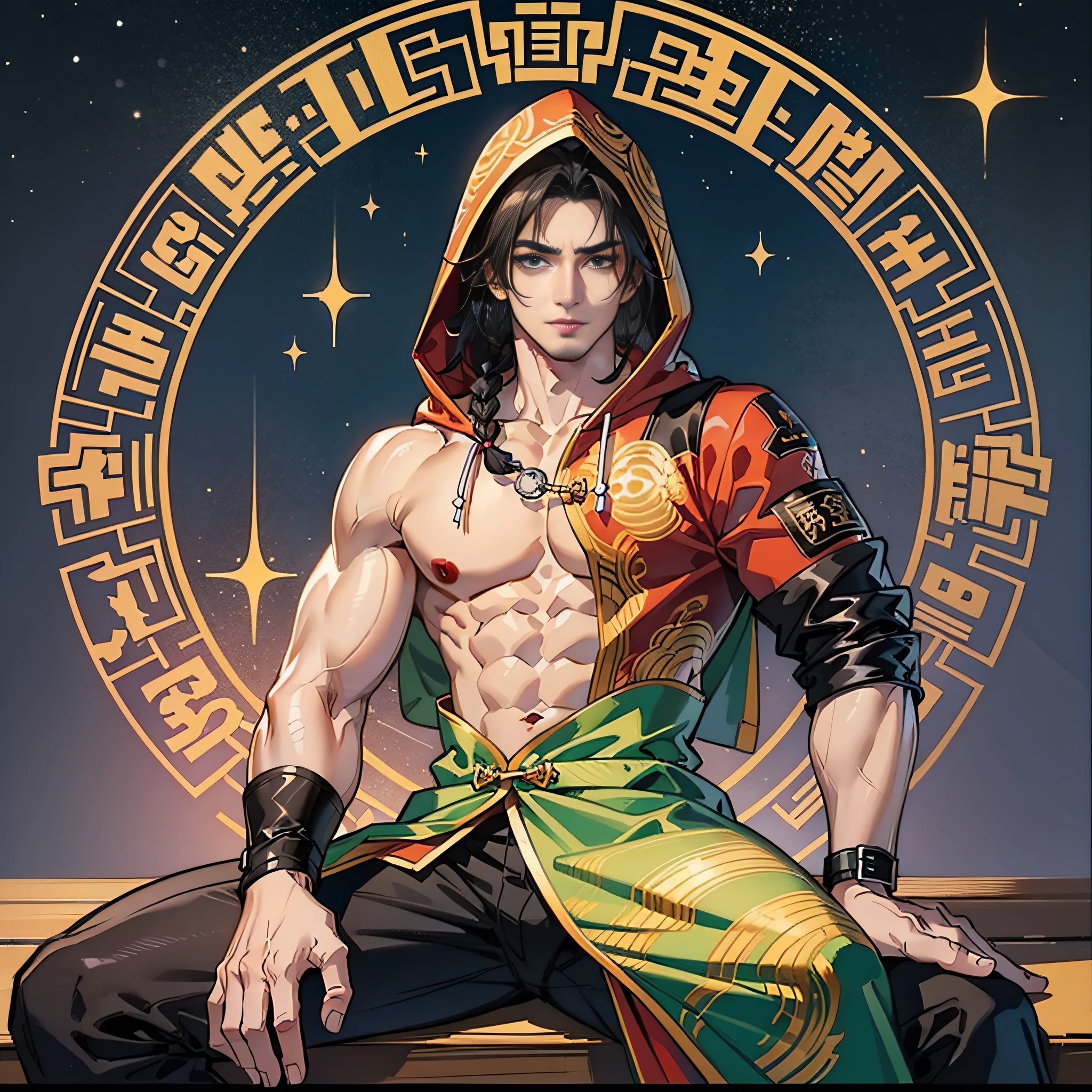 Cantonese, handsome, cool face, masculine face