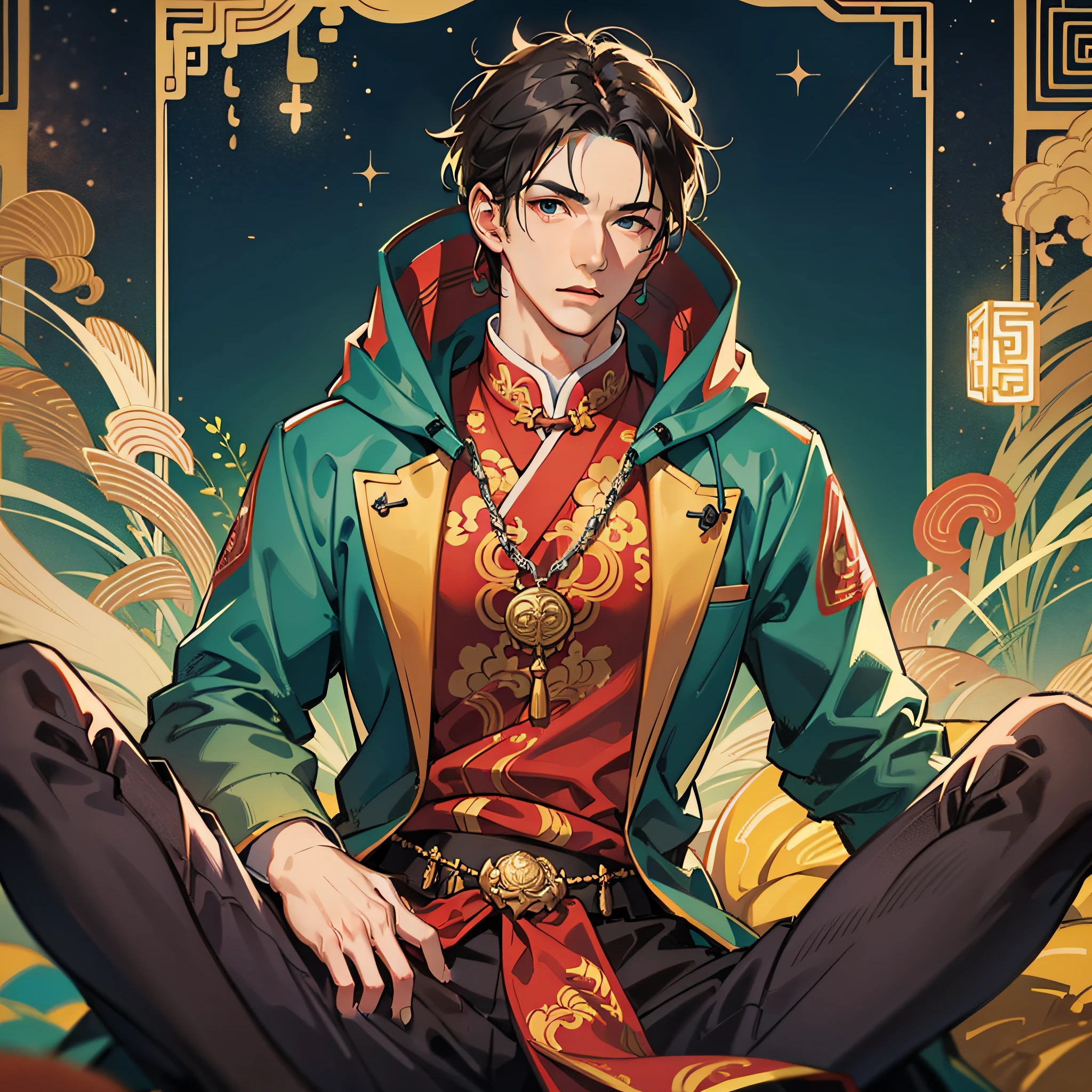 Cantonese, handsome, cool face, masculine face