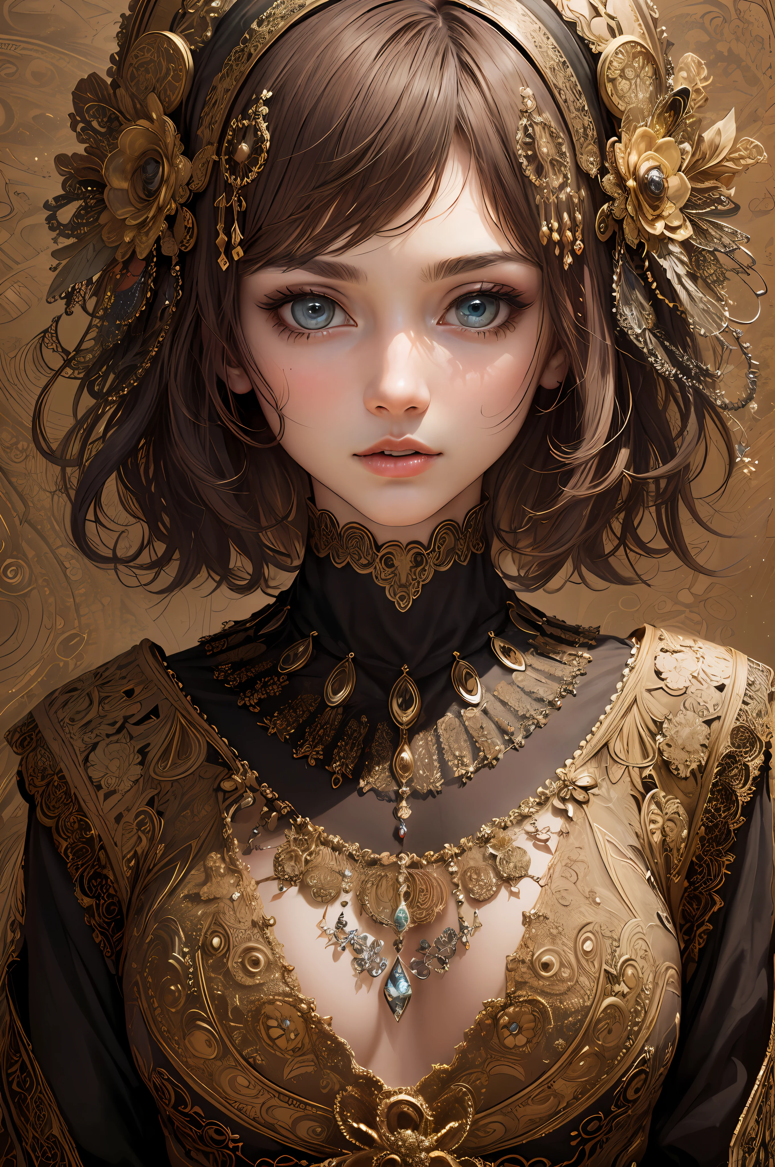 (masterpiece, top quality, best quality, official art, beautiful and aesthetic:1.2), (1girl), extreme detailed,(fractal art:1.3),colorful,highest detailed