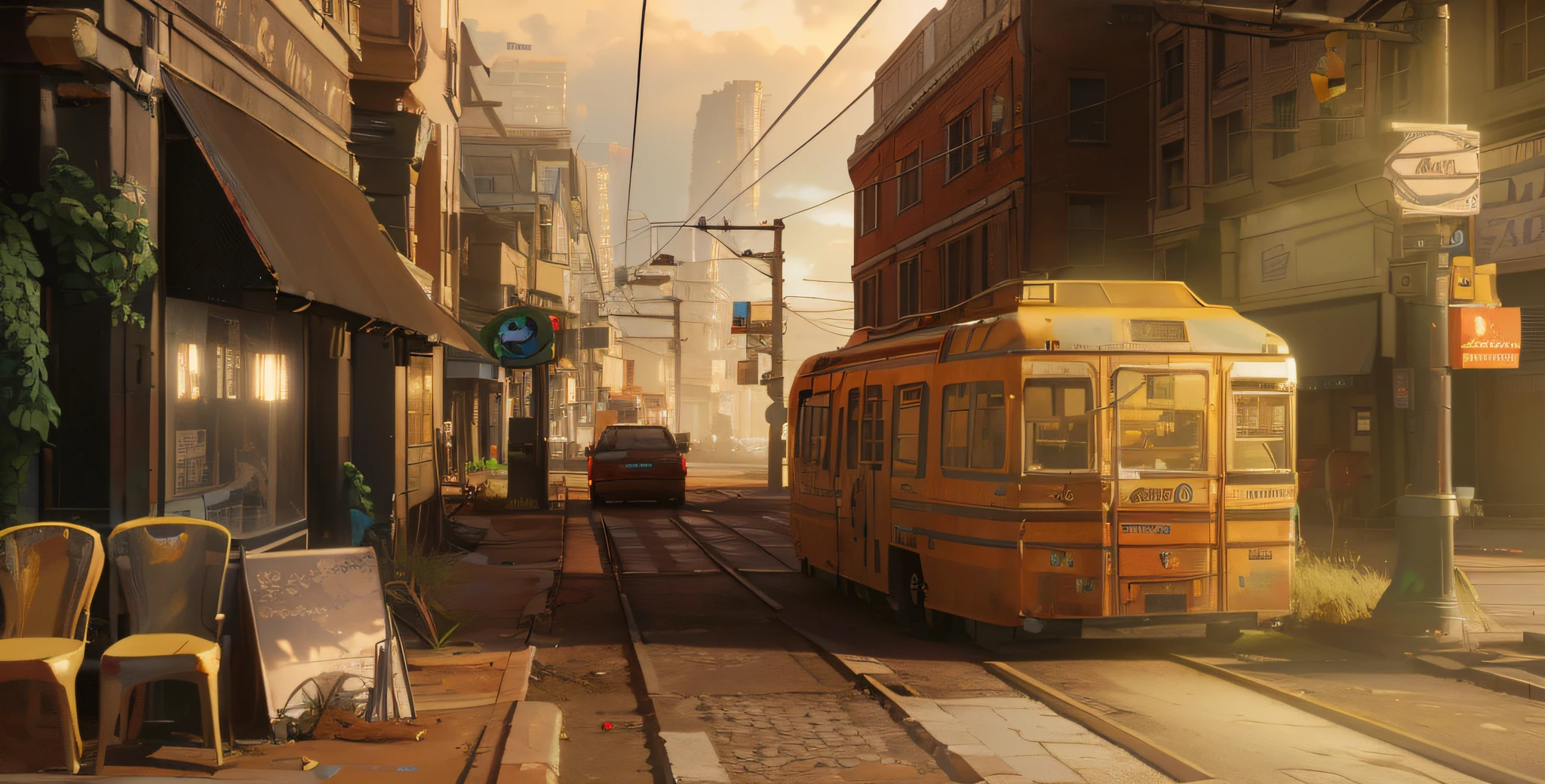 Game scene conceptual design, highly realistic Unreal Engine rendering