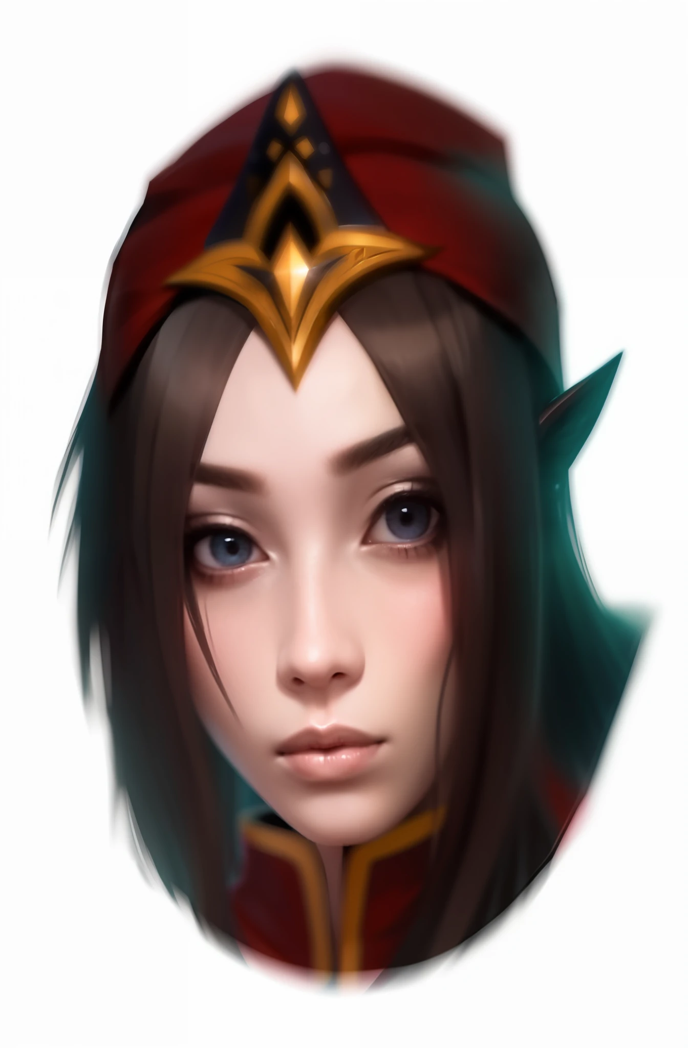 League of Legends, Irelia, solemn, tall, beautiful, realistic