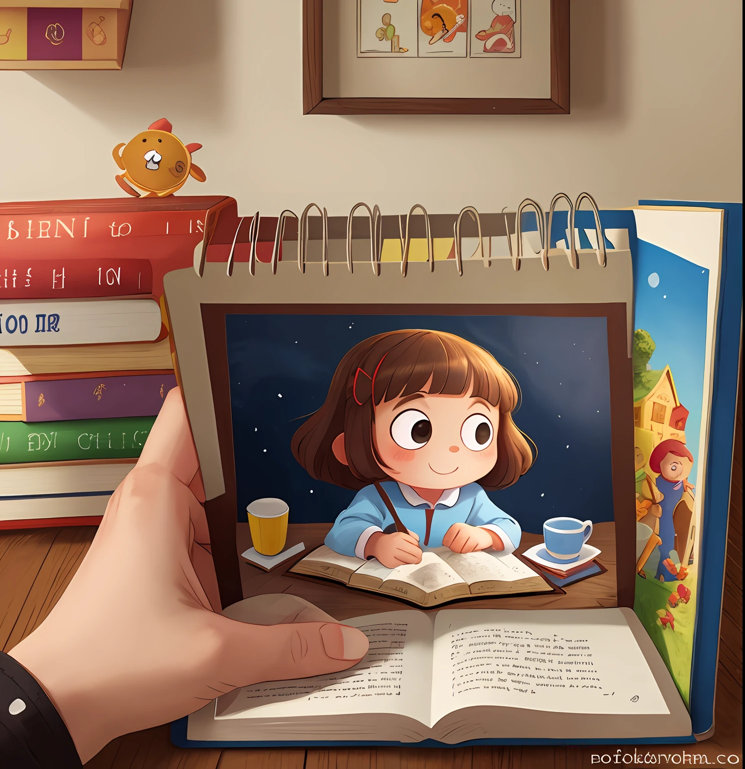 Create a picture of the children's Bible