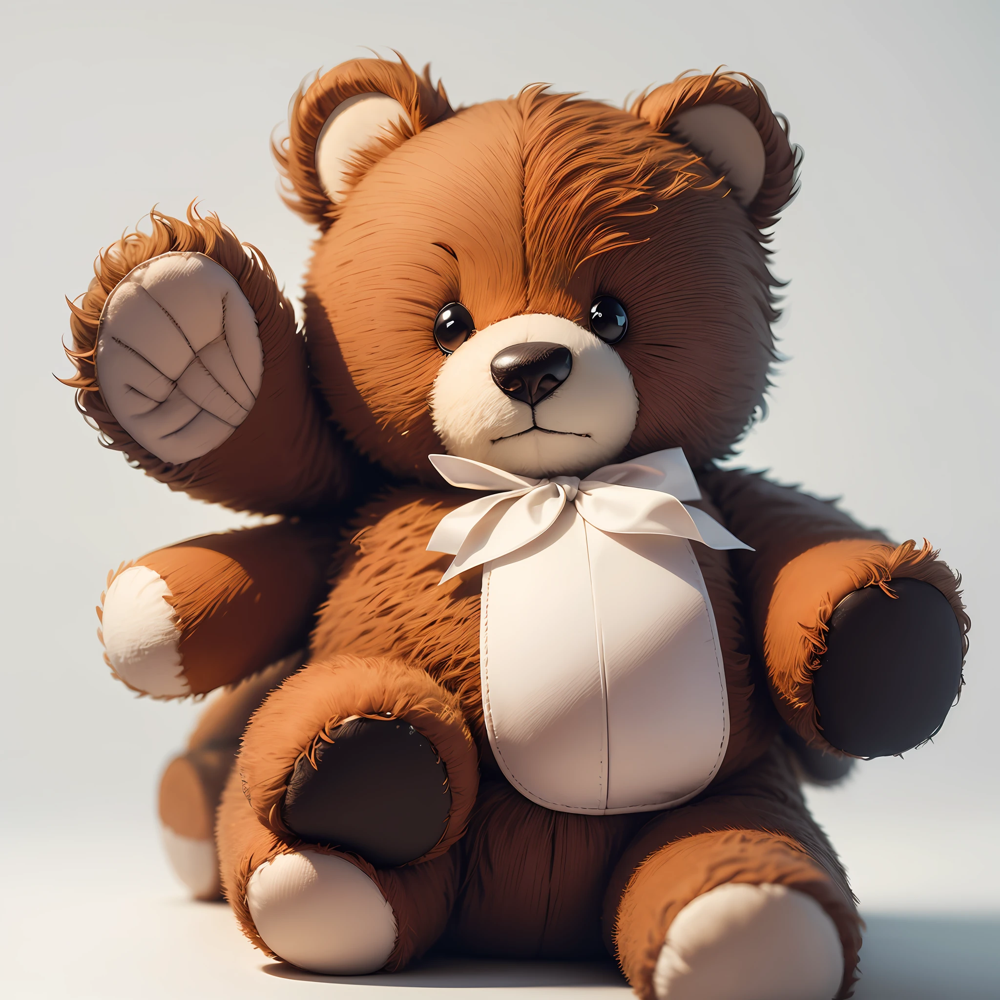 teddy bear on a white background --auto
