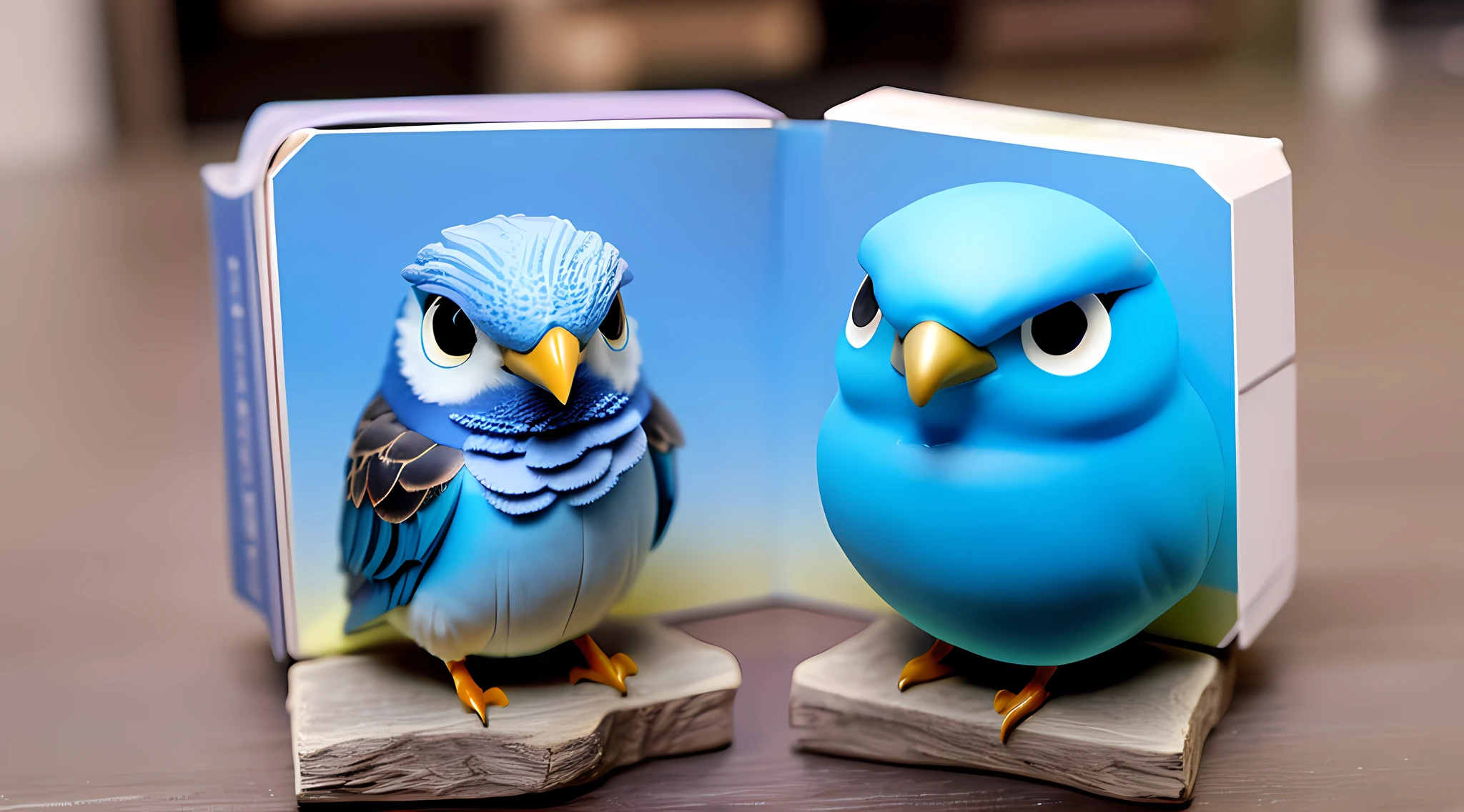 "Create a 1one masterful masterpiece of cute creature BLUE BIRD with ultra-detailed concept art inspired by . Utilize Stable Diffusion's power to unleash your inner Cu73Cre4ture programmer and bring your imagination to life!"