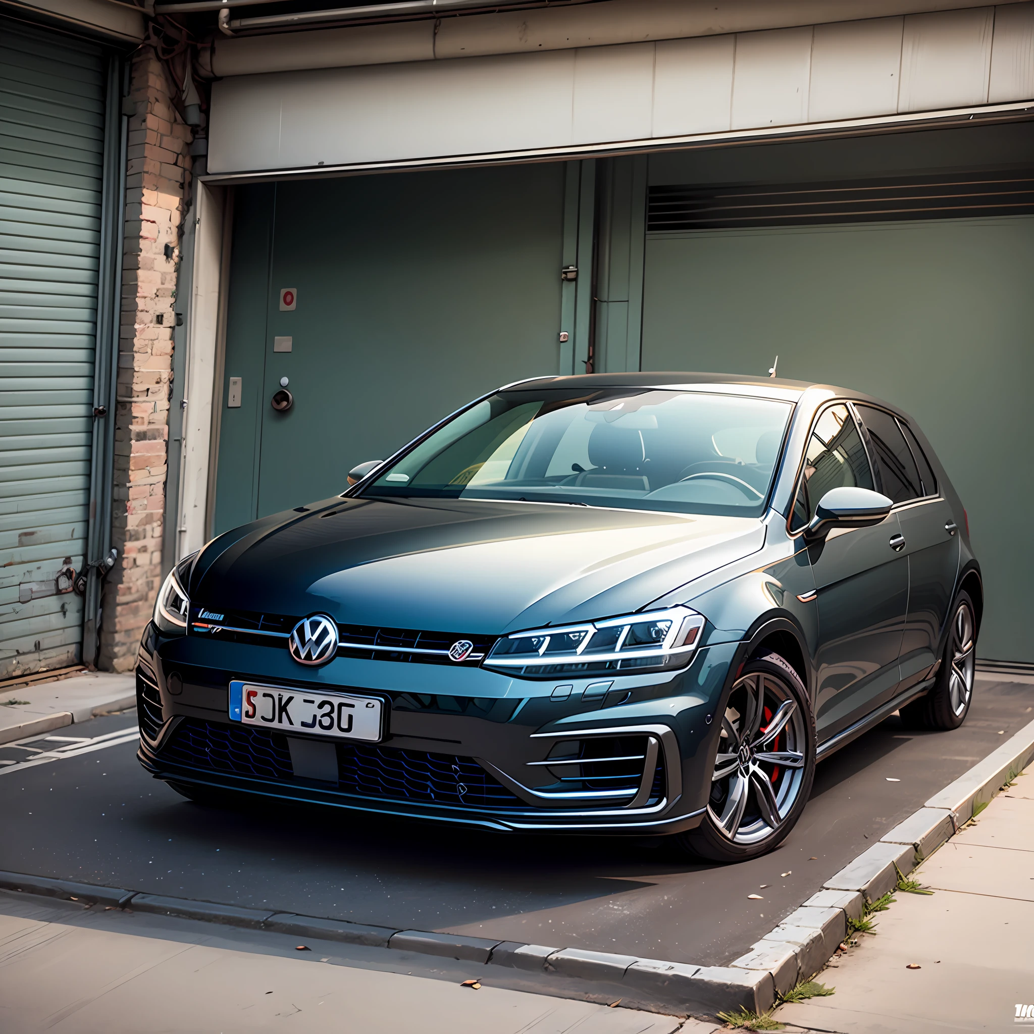 Volkswagen golf in garage --auto