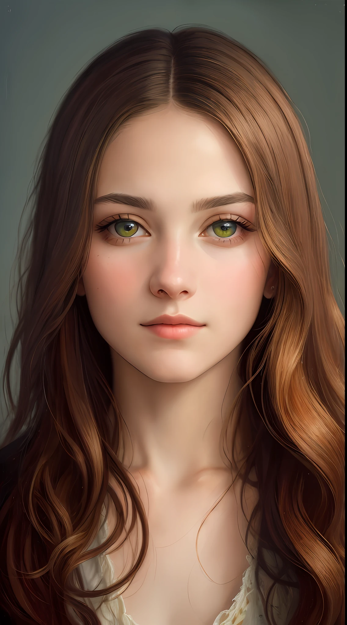 oil painting by Leonardo da Vinci, realistic photography, closeup face of Jennifer Lopes with white and messy hair, her eyes are sweet and vibrant, her face is symmetrical, silky peach skin, soft torch luminosity on the face by REMBRADT, Adobe Illustration, Trending on Artstation, 8K, hd, cinematic, masterpiece, magnificent art, best quality