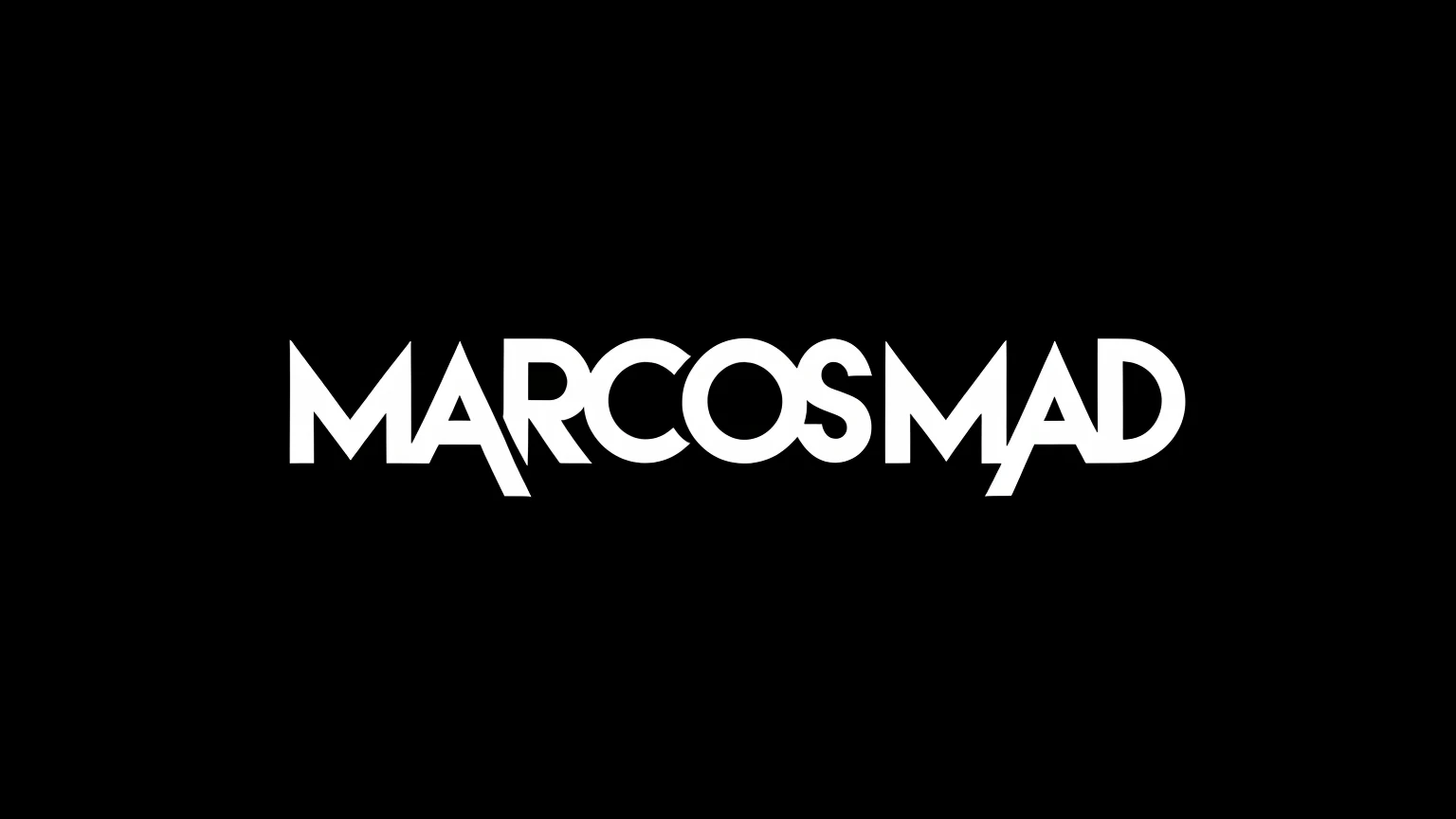 a close up of a black and white logo with the word macro mad, marc, macross franchise, by Nicholas Marsicano, macross, digital art. @mariomaniacdude, inspired by Marc Tetro, inspired by Viktor Madarász, by Luis Marsans, inspired by Luis Marsans, inspired by Marcos Restrepo