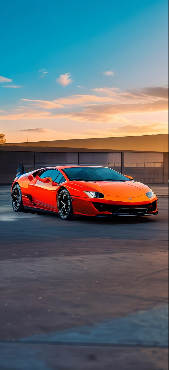 a close up of a red sports car parked in a parking lot, bold lamborghini style, lamborghini, automotive photography, vehicle photography, car photography, auto photography, sports car, sportcar, sport car, full view of a sport car, hd wallpaper, sportscar, wallpapers, wallpaper mobile, high quality wallpaper, vibrant orange, wallpaper background, hq 4k phone wallpaper --auto