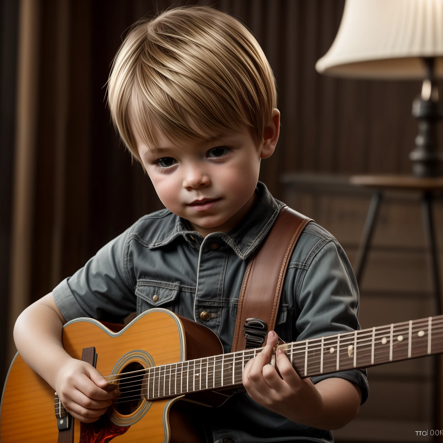 3 litle baby as starr, light hair Mohawk, playing guitar, by Todd Shorr,
Nicola Samori, Alfons Mucha, HDR, 32K, unreal engine 5, ultra sharp focus, 8k uhd, dslr