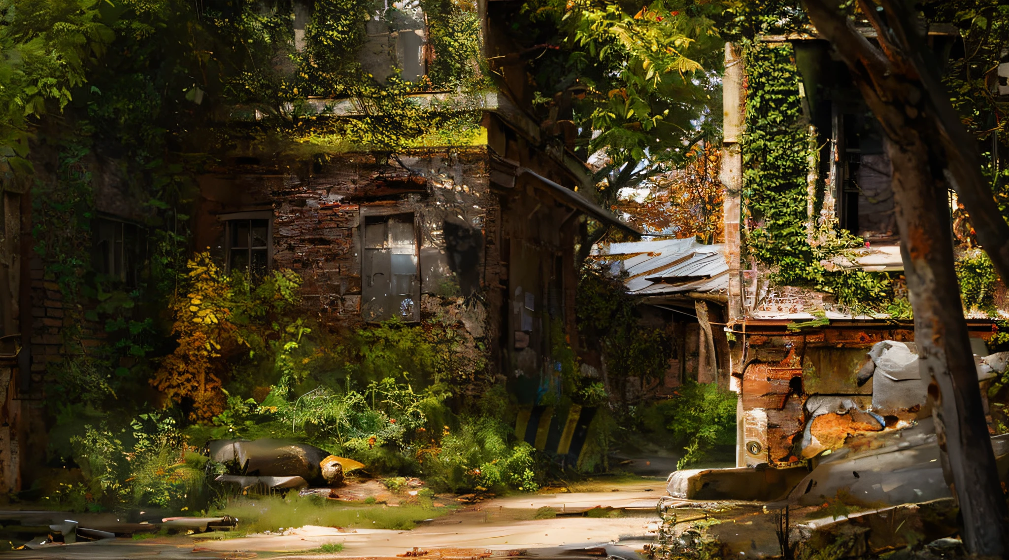 Game scene conceptual design, highly realistic Unreal Engine rendering
